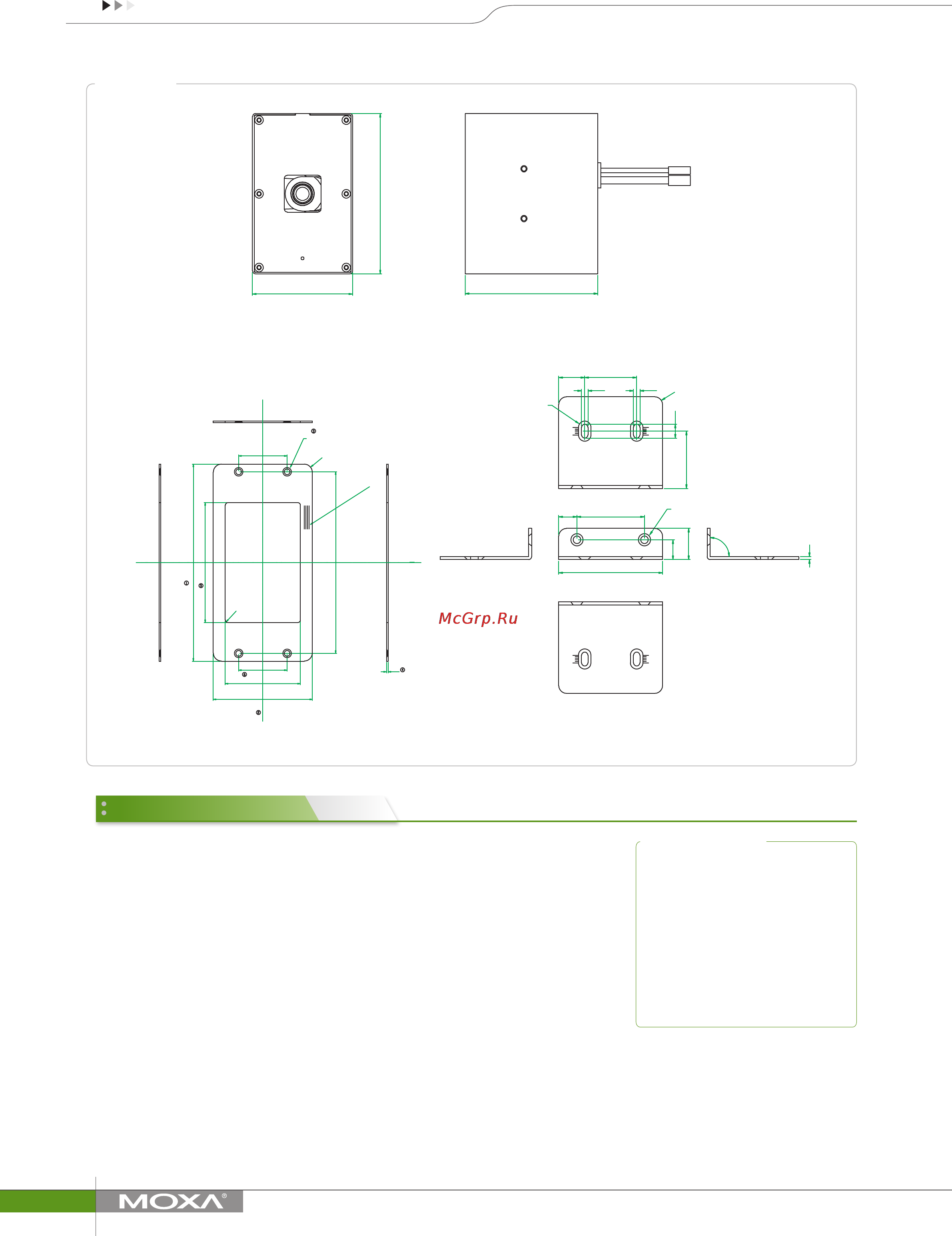 Moxa VPort P06HC-1MP-M12-CAM36 [3/3] Ordering information