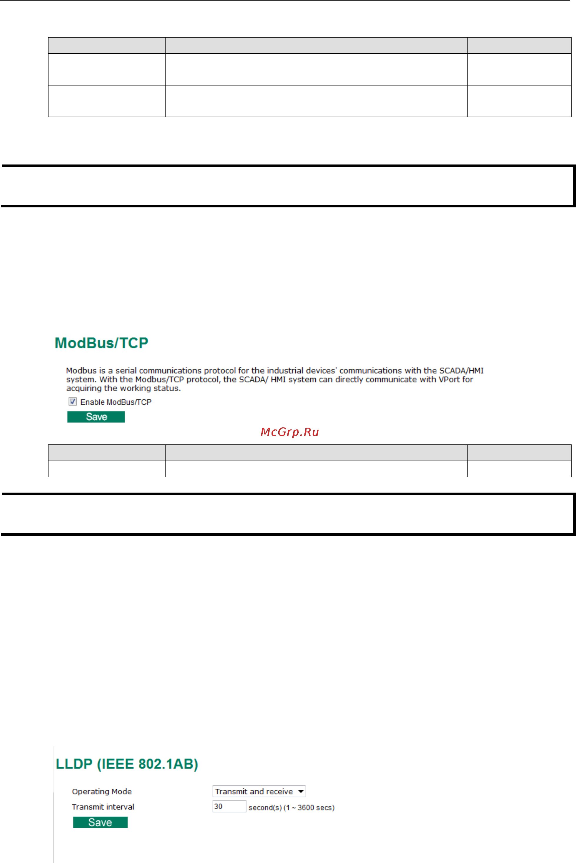 Moxa VPort P16-1MP-M12-CAM80-CT [35/64] Lldp not supported by all vports