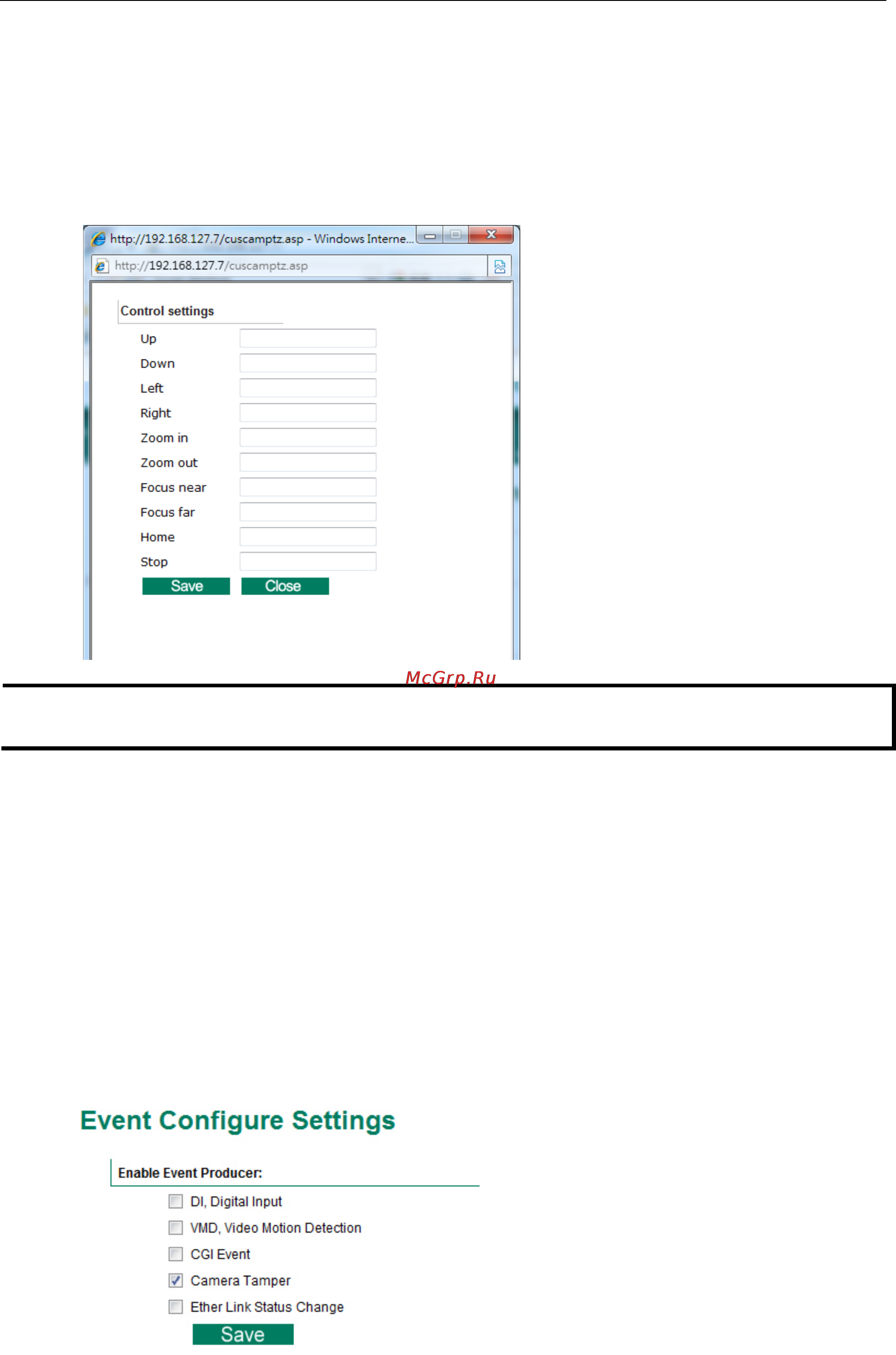 Moxa VPort P16-1MP-M12-CAM36-T [49/64] Enable event