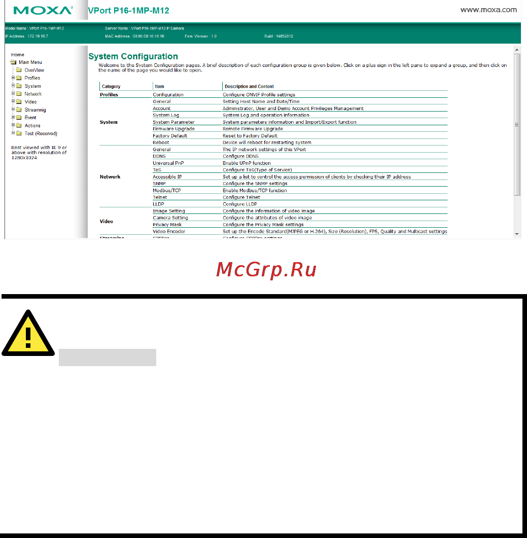 Moxa VPort P16-1MP-M12-CAM80-T [11/15] Wiring requirements