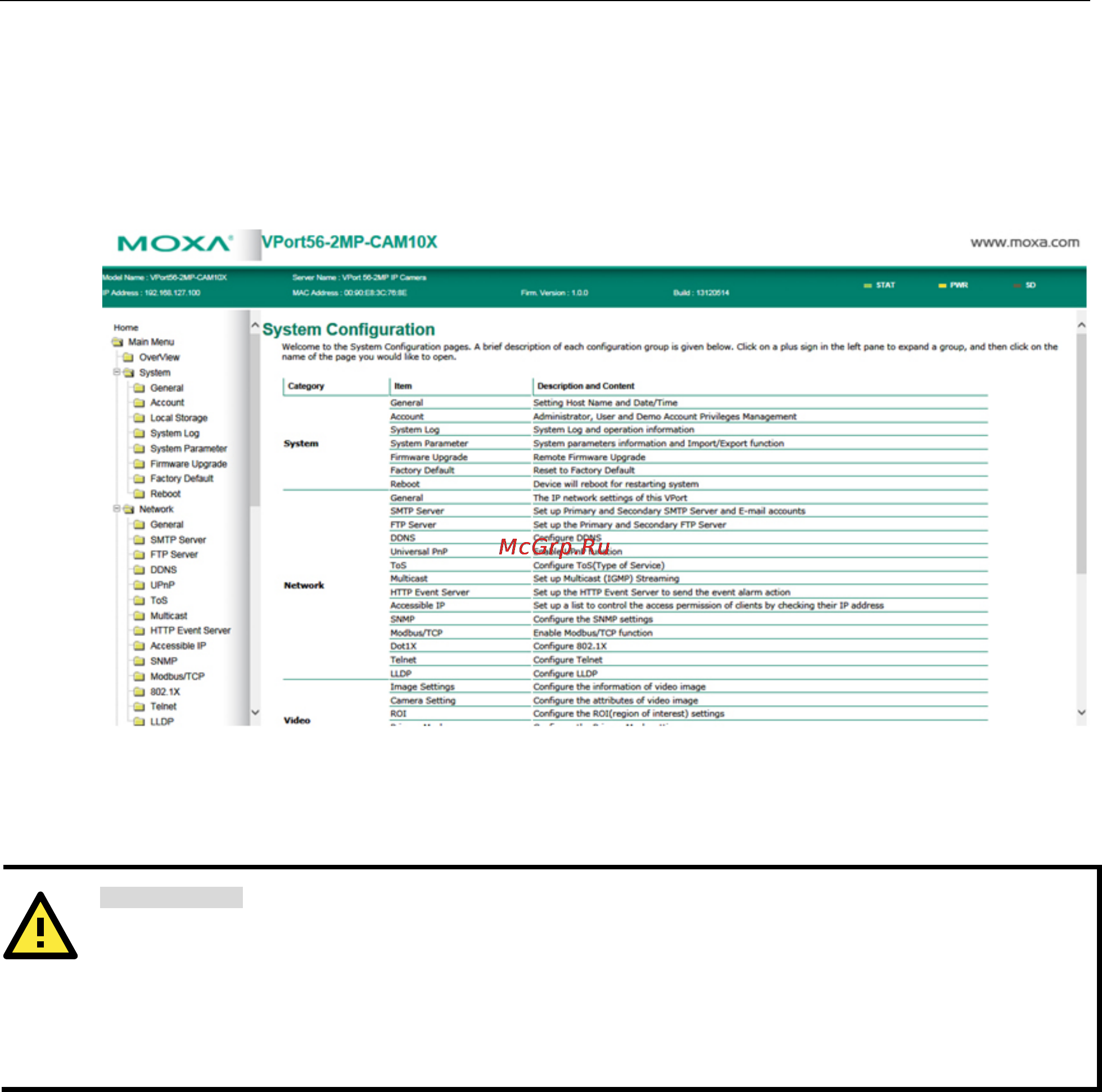 Moxa VPort 56-2MP-CAM10X-S-SC [14/71] Wiring requirements