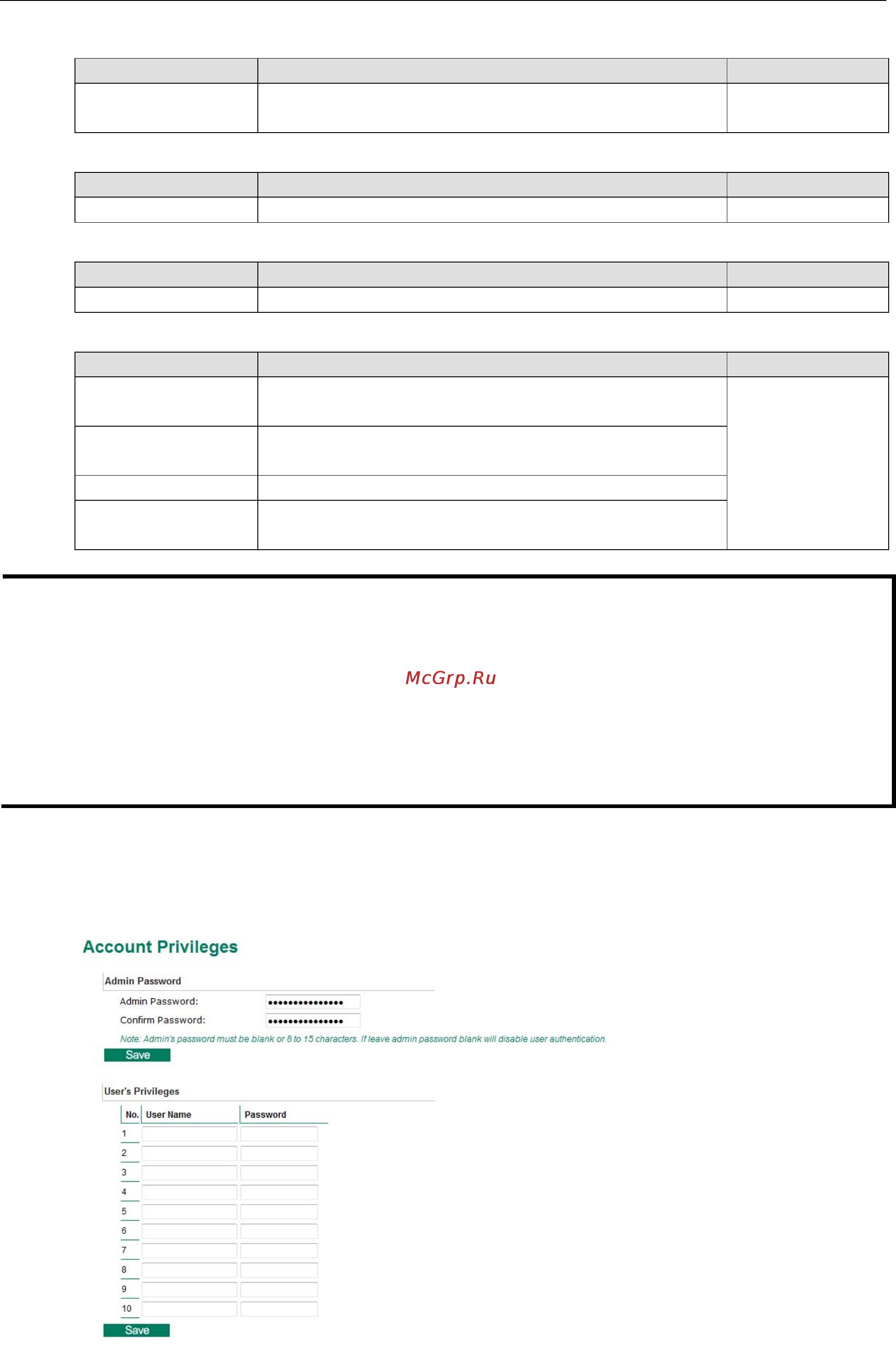 Moxa VPort 56-2MP-CAM10X-T [22/71] Account privileges