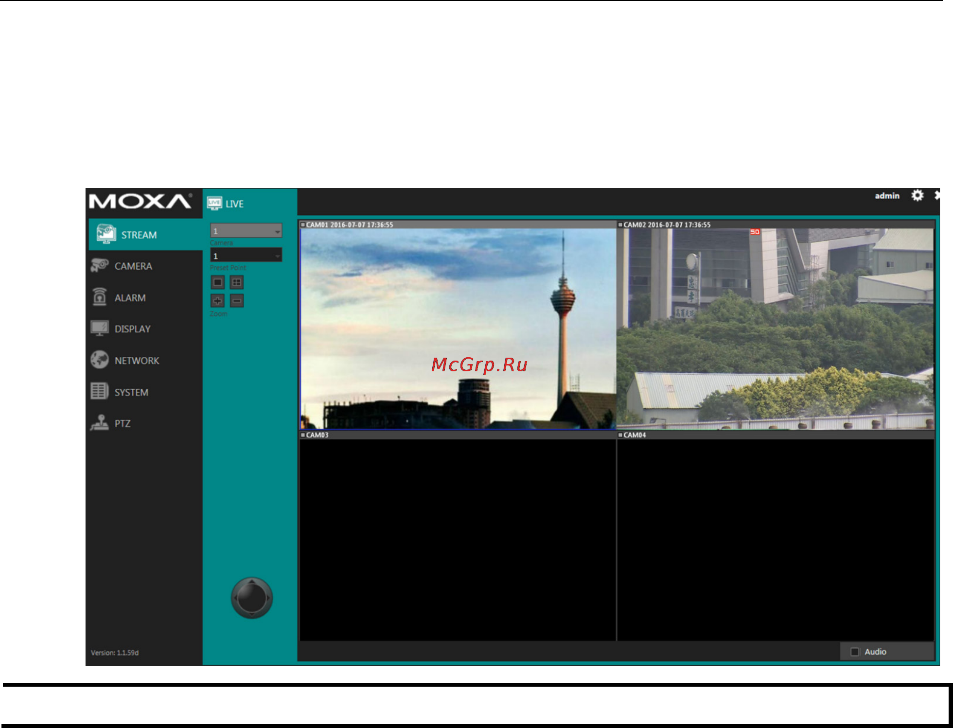 Moxa VP-022D [9/28] Using the web based management interface