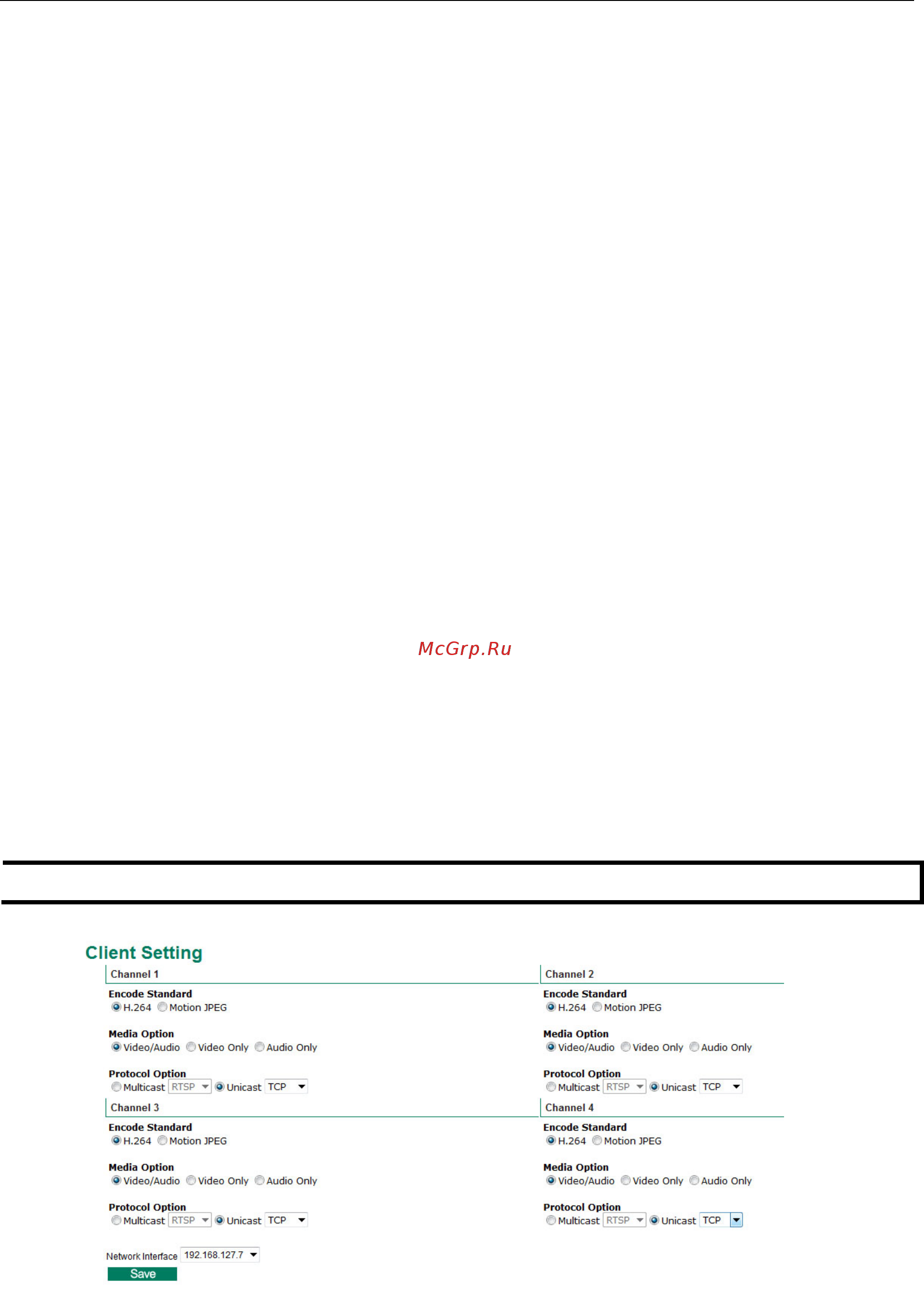 Moxa VPort 364A [34/88] Client settings