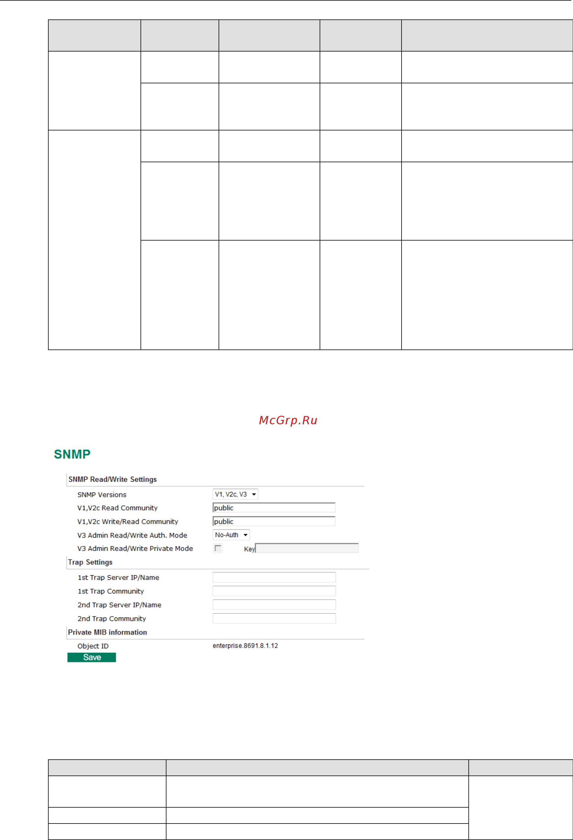 Moxa VPort 364A [53/88] Configuring snmp settings