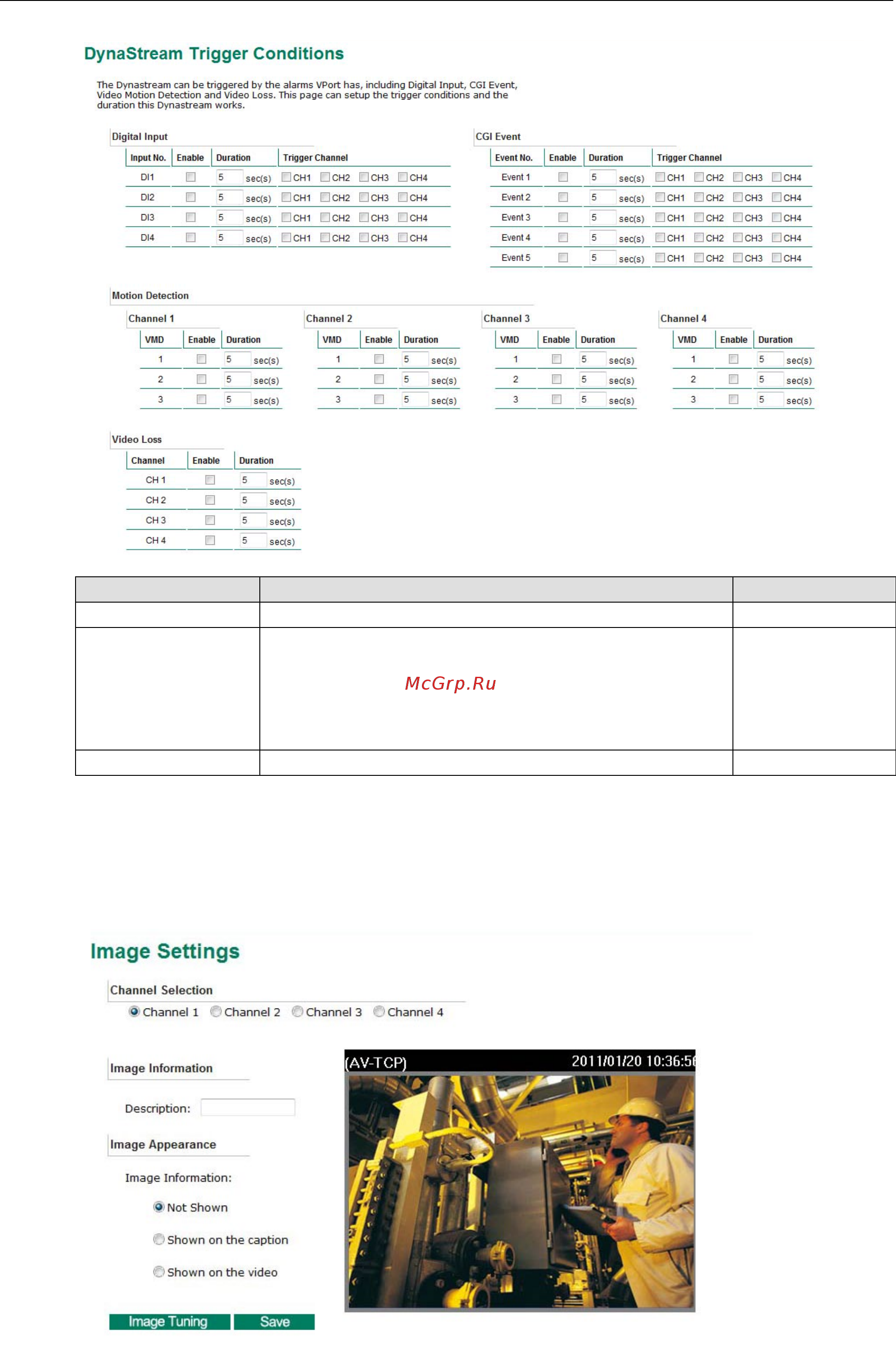 Moxa VPort 461A-T [58/88] Image settings