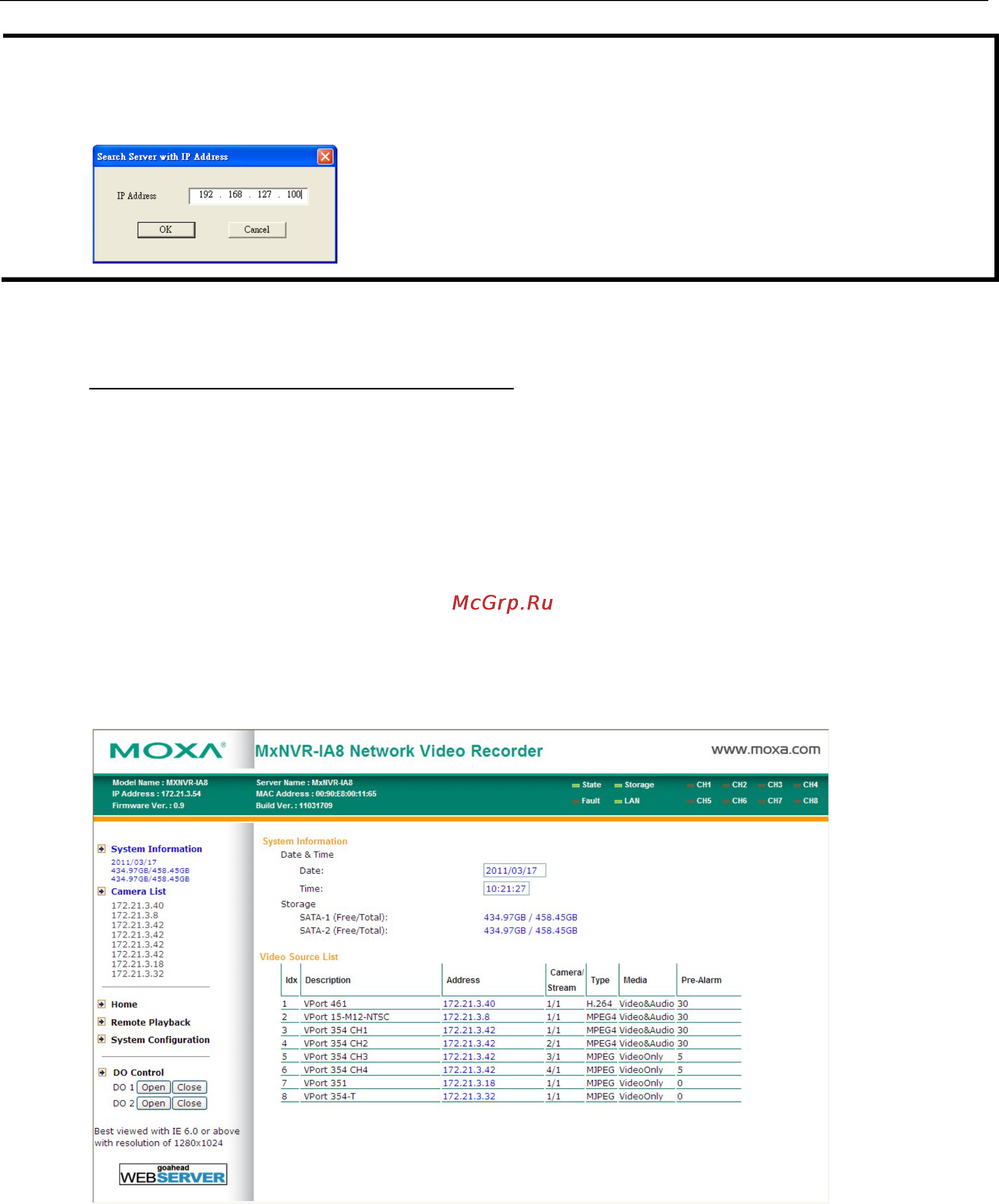 Moxa MxNVR-IA8-T [15/61] Moxa mxnvr ia8 getting started