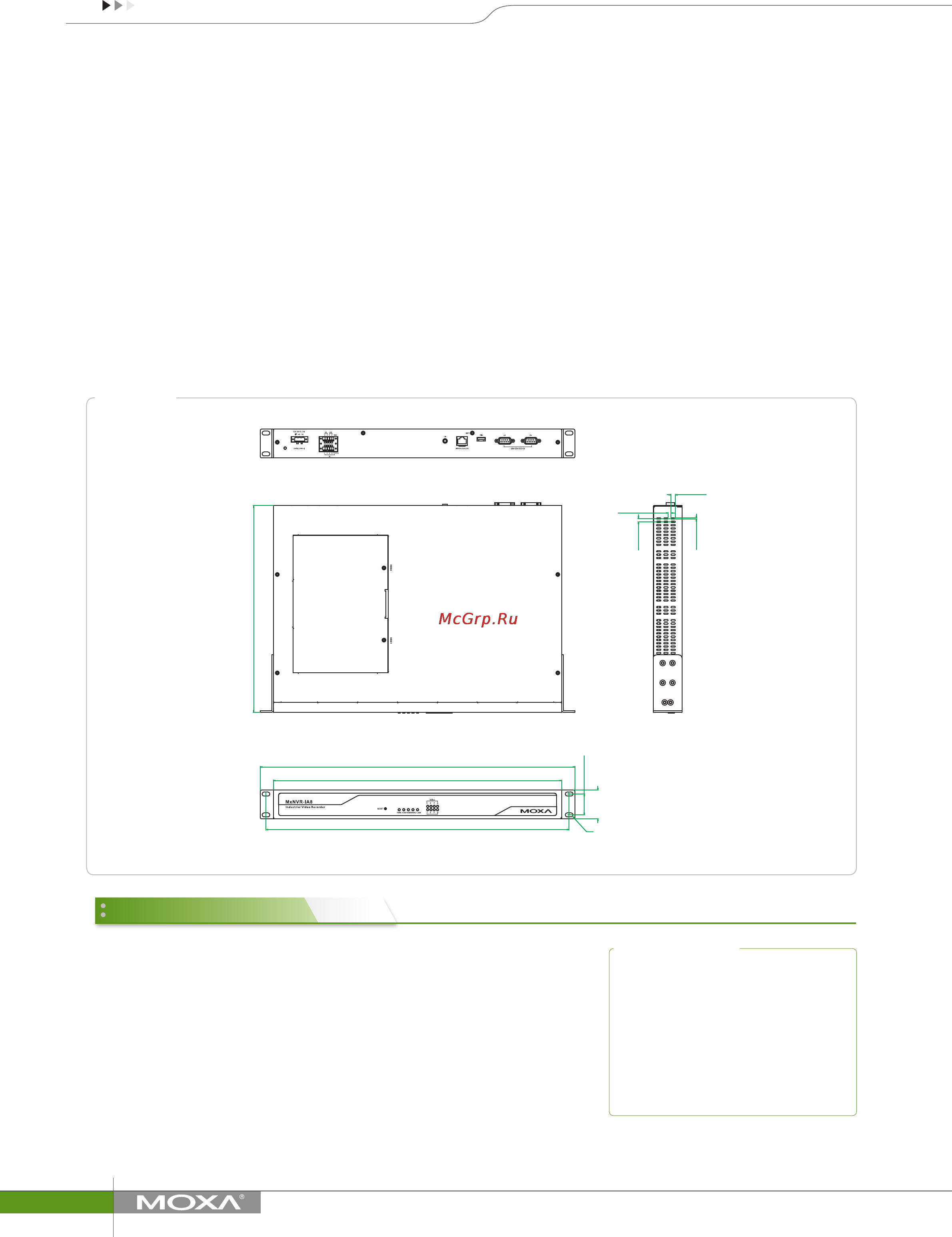 Moxa MxNVR-IA8 [2/2] Ordering information