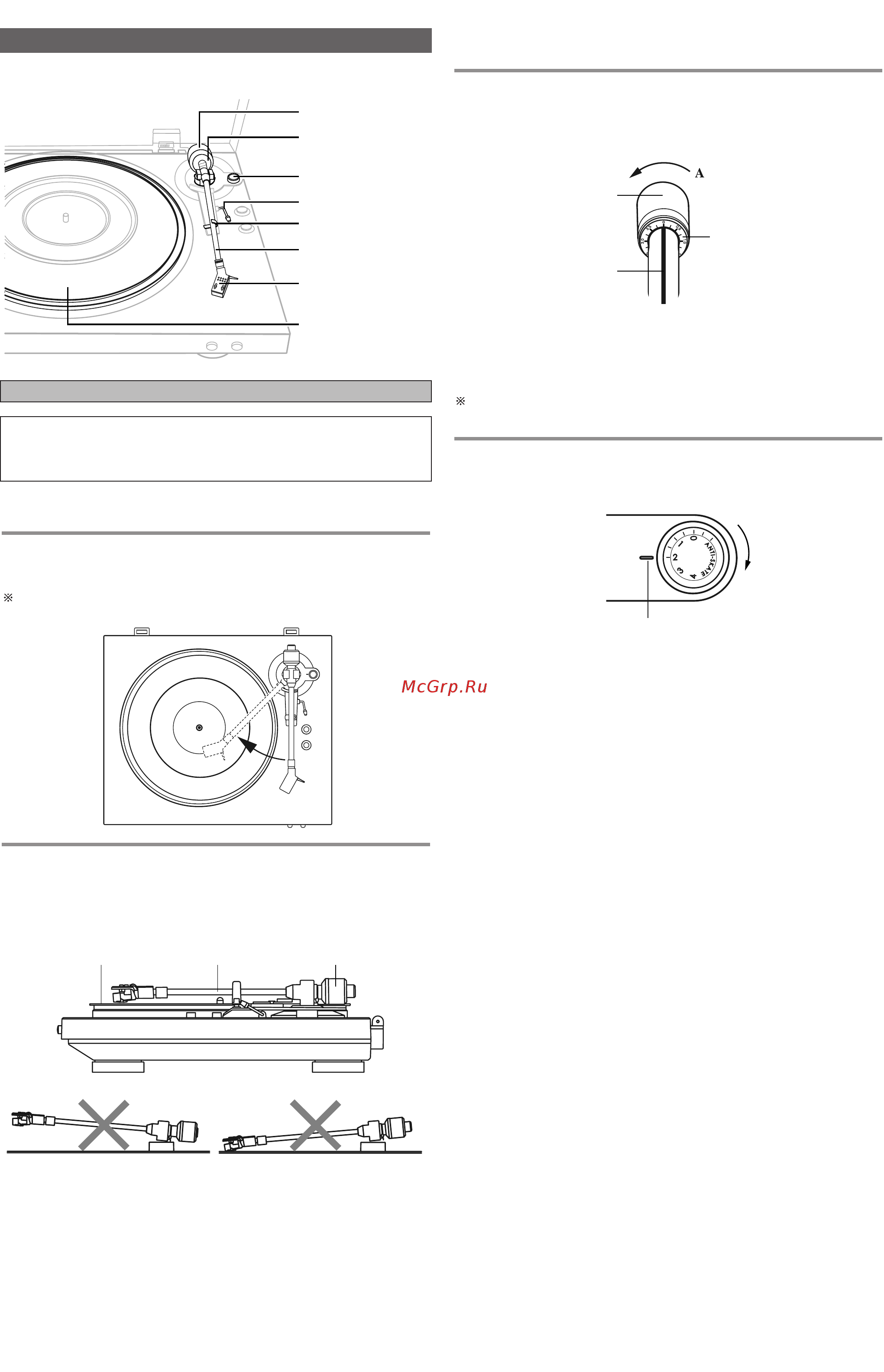 Denon DP-300F Light Black [7/12] Настройки