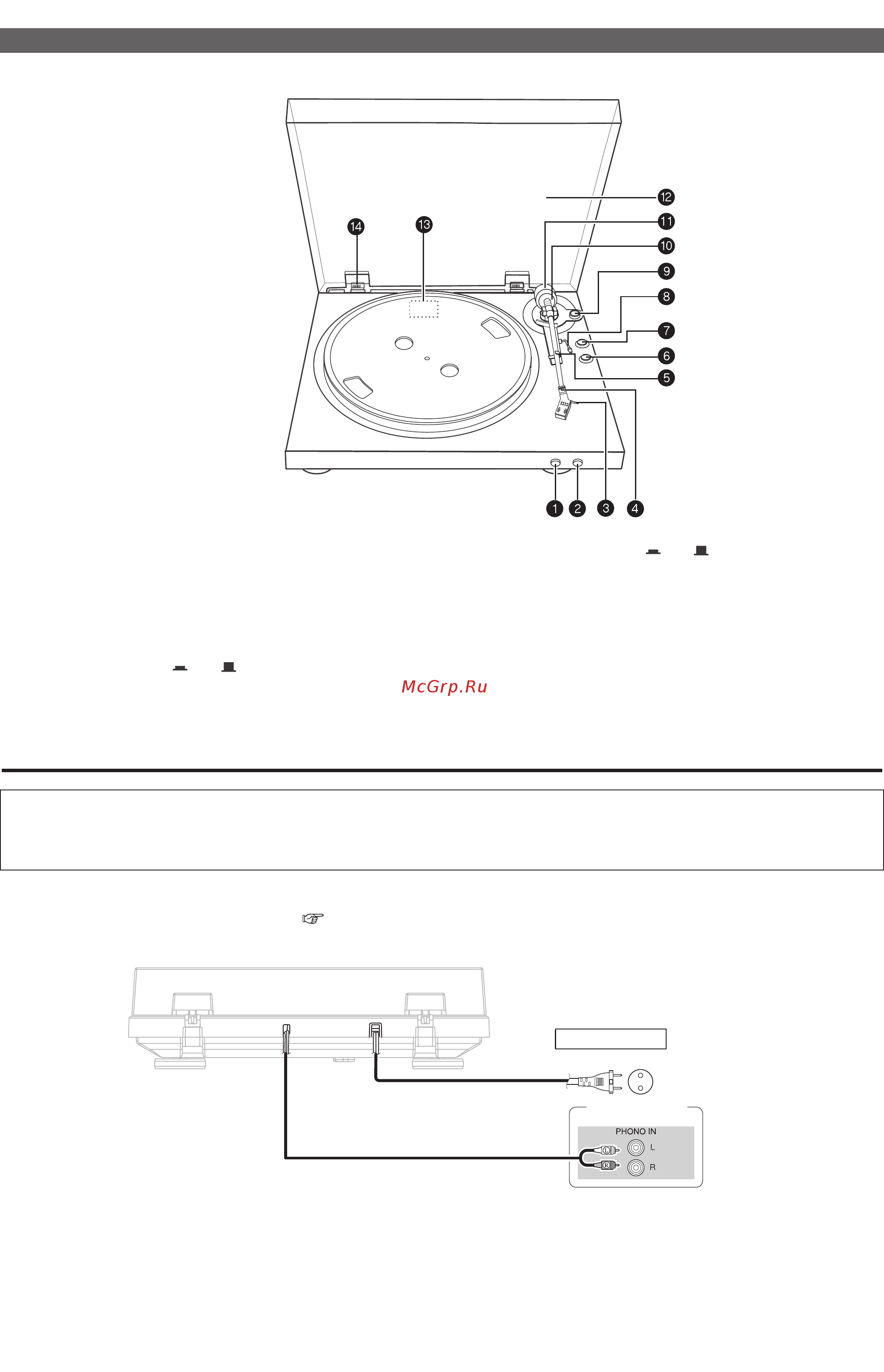 Denon DP-300F Light Black [8/12] Соединения