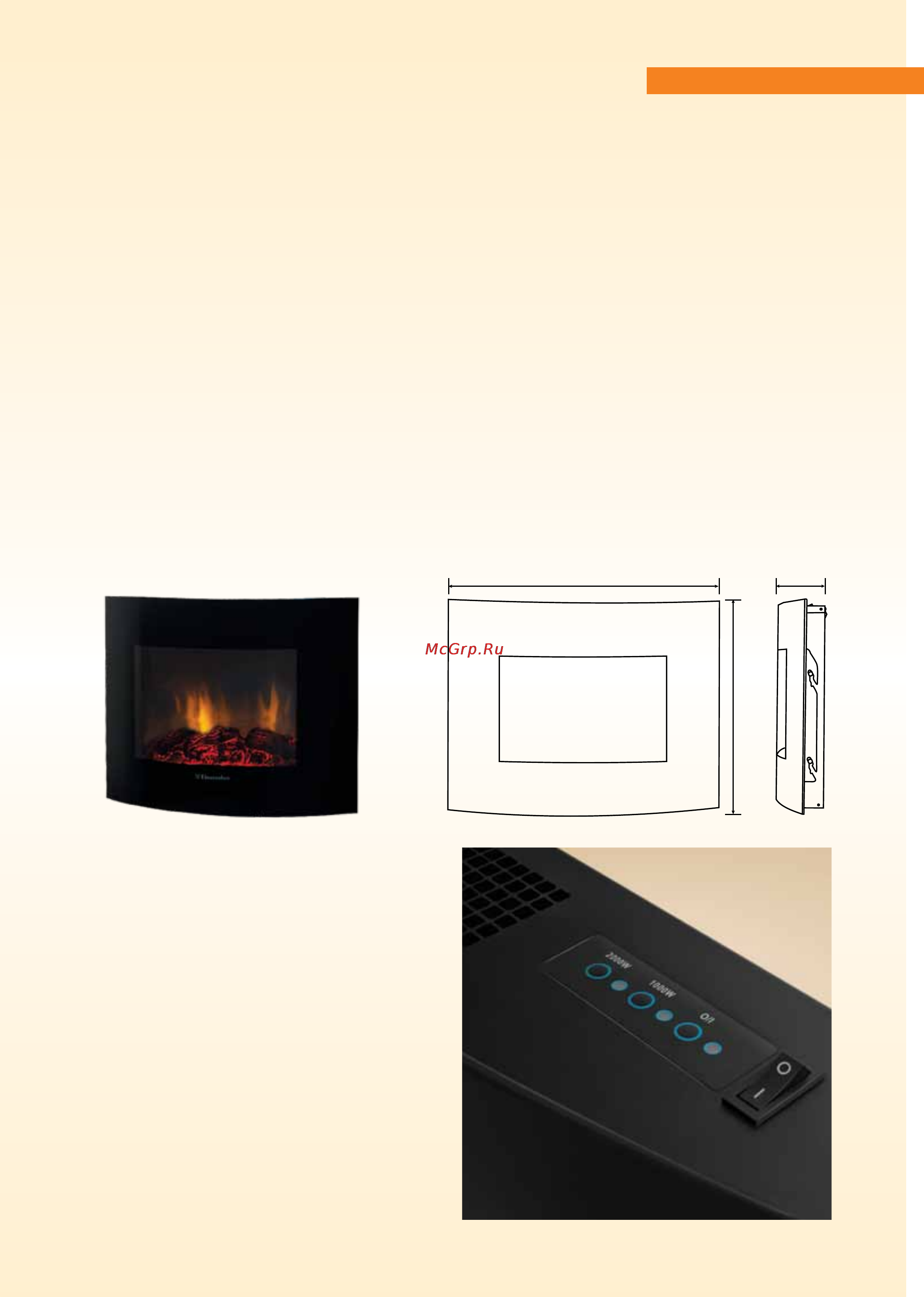 Electrolux EFP/W-1200RCL [17/28] Электрический камин electrolux efp w 1100rrc
