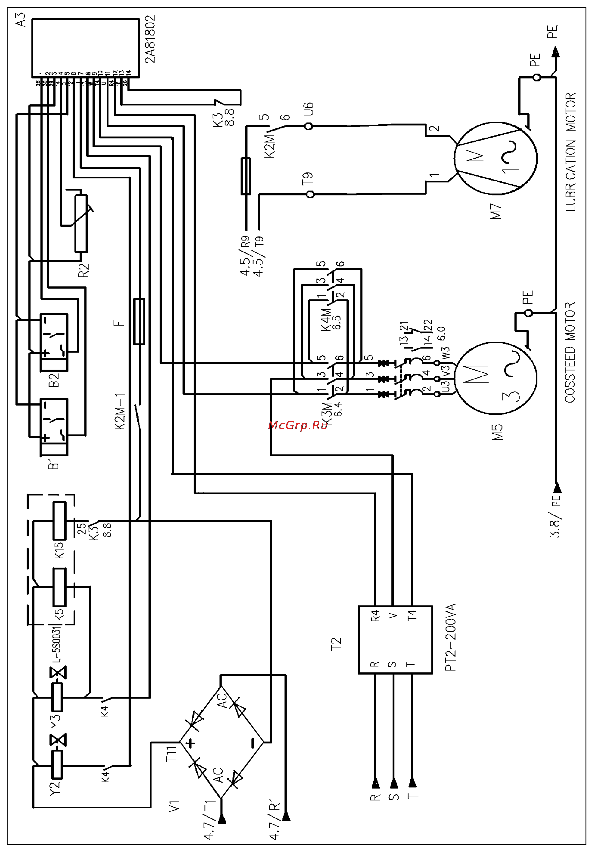 Jet JPSG-1224AH (50000979T) [49/58] Контроль стола и мотора поперечной подачи