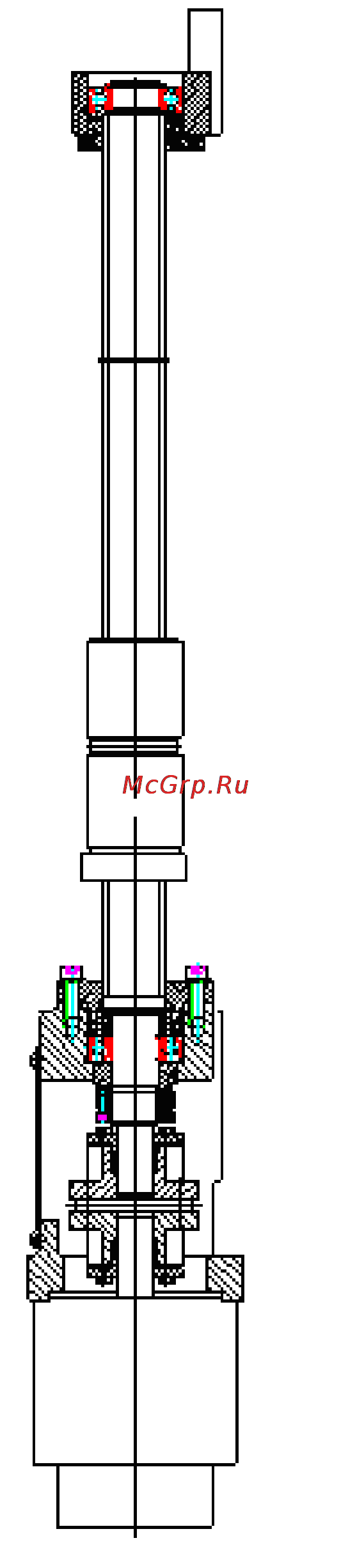 Jet KDCK-40F CNC (50000511T) [12/28] Рис конструкция револьверной головки оси z