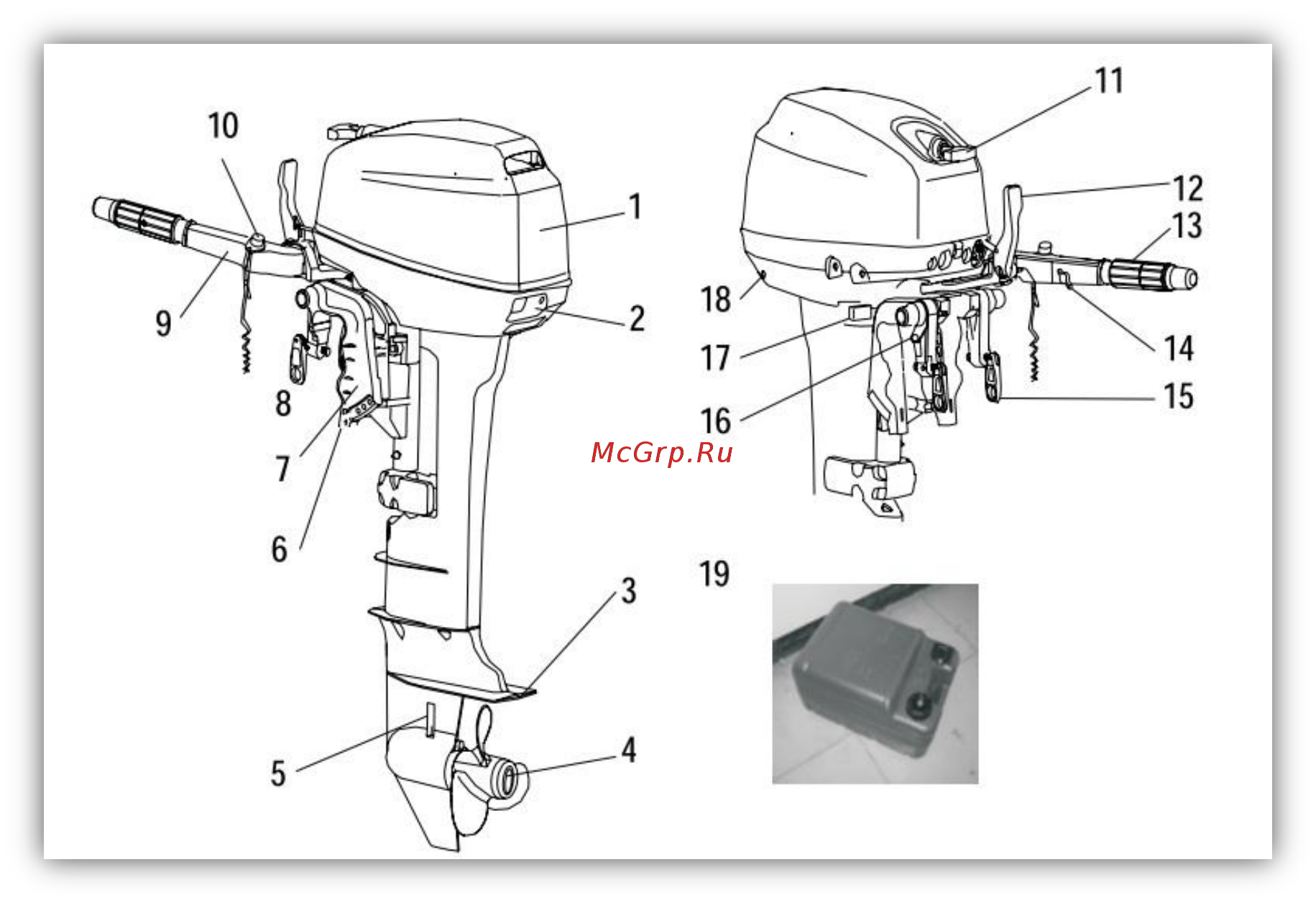Mikatsu M30FHS [5/44] Основные компоненты