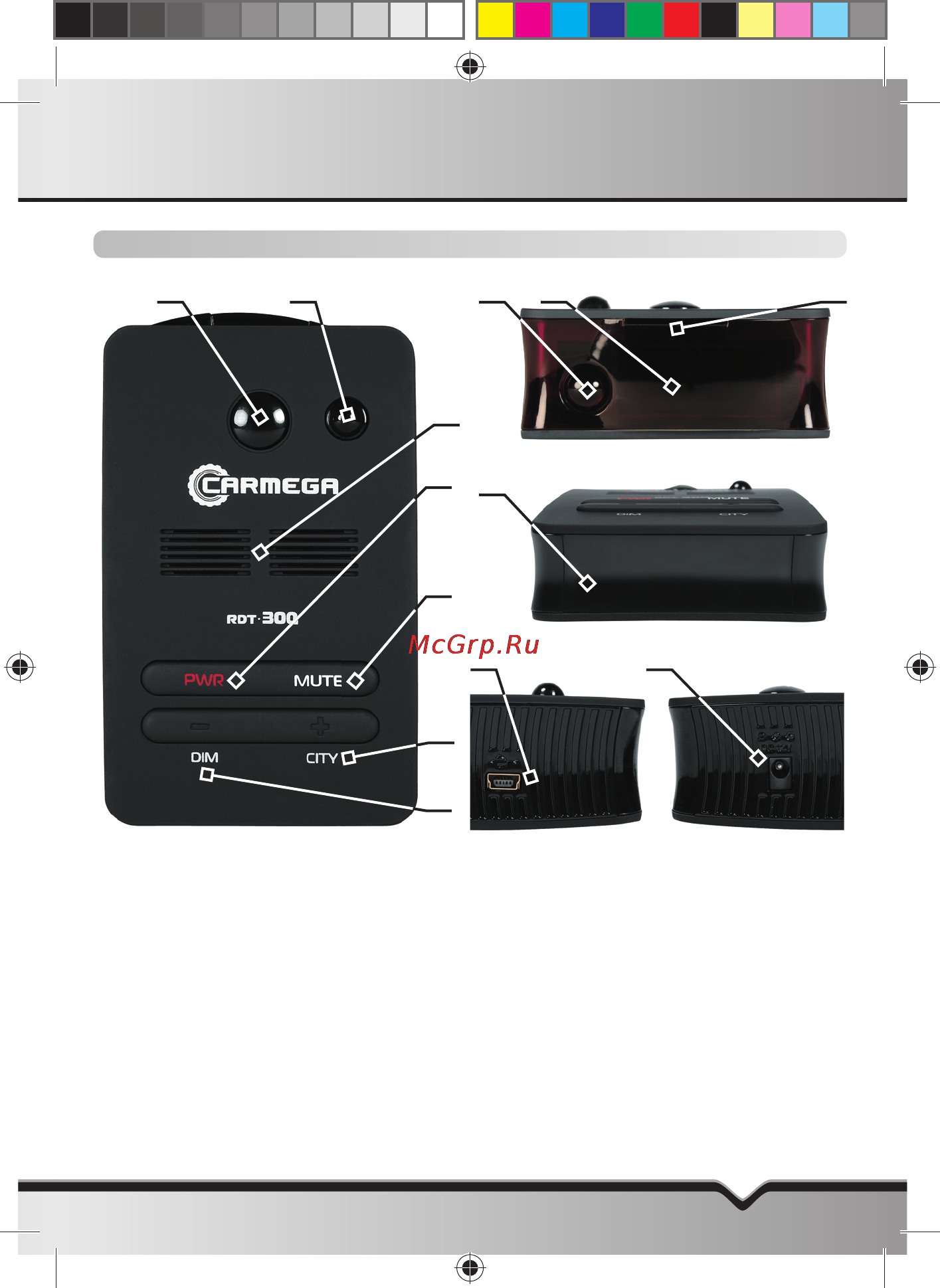 Carmega RDT-300 Руководство по эксплуатации онлайн [5/16] 172250
