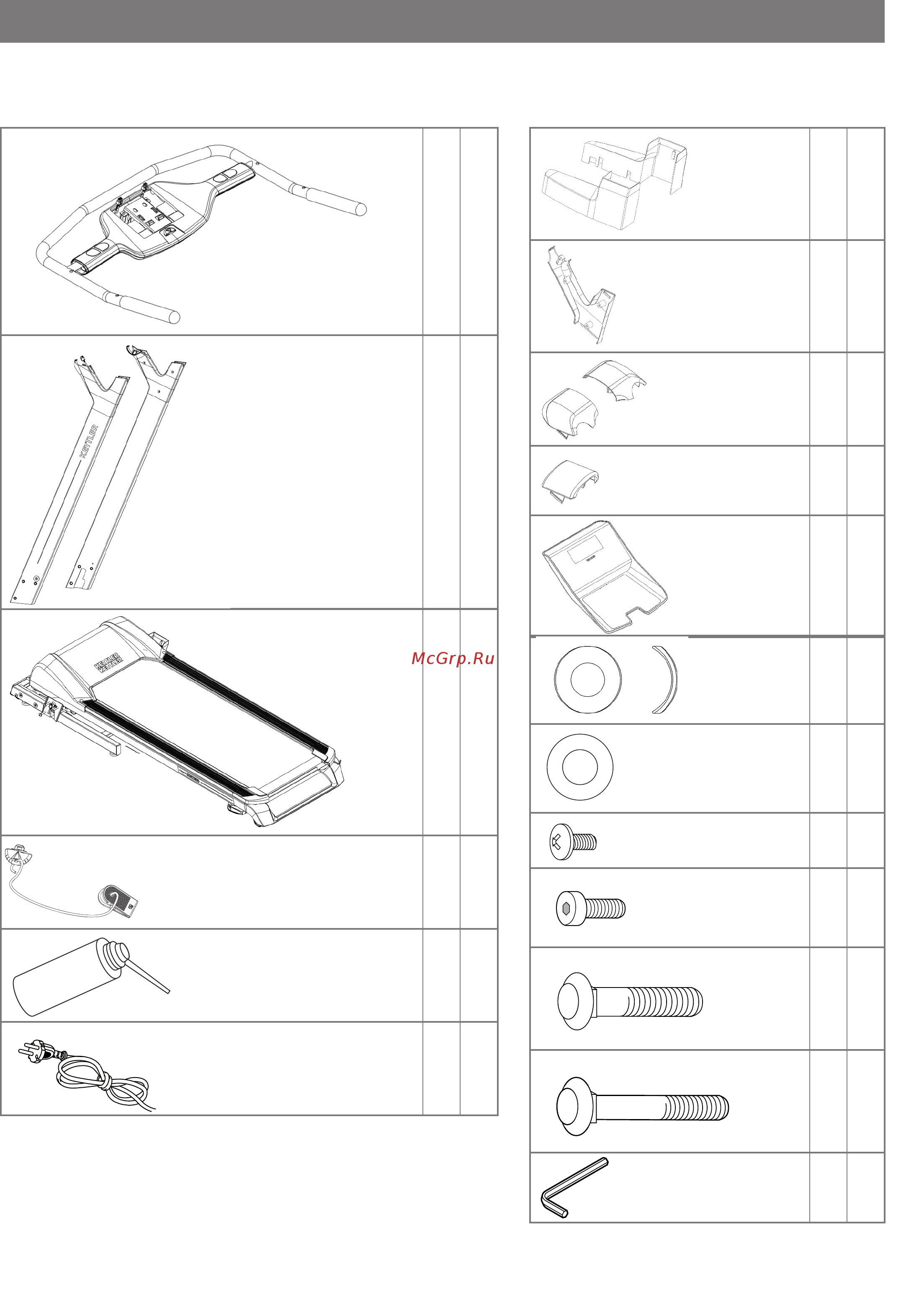 Kettler Track 3 [5/22] Checkliste packungsinhalt