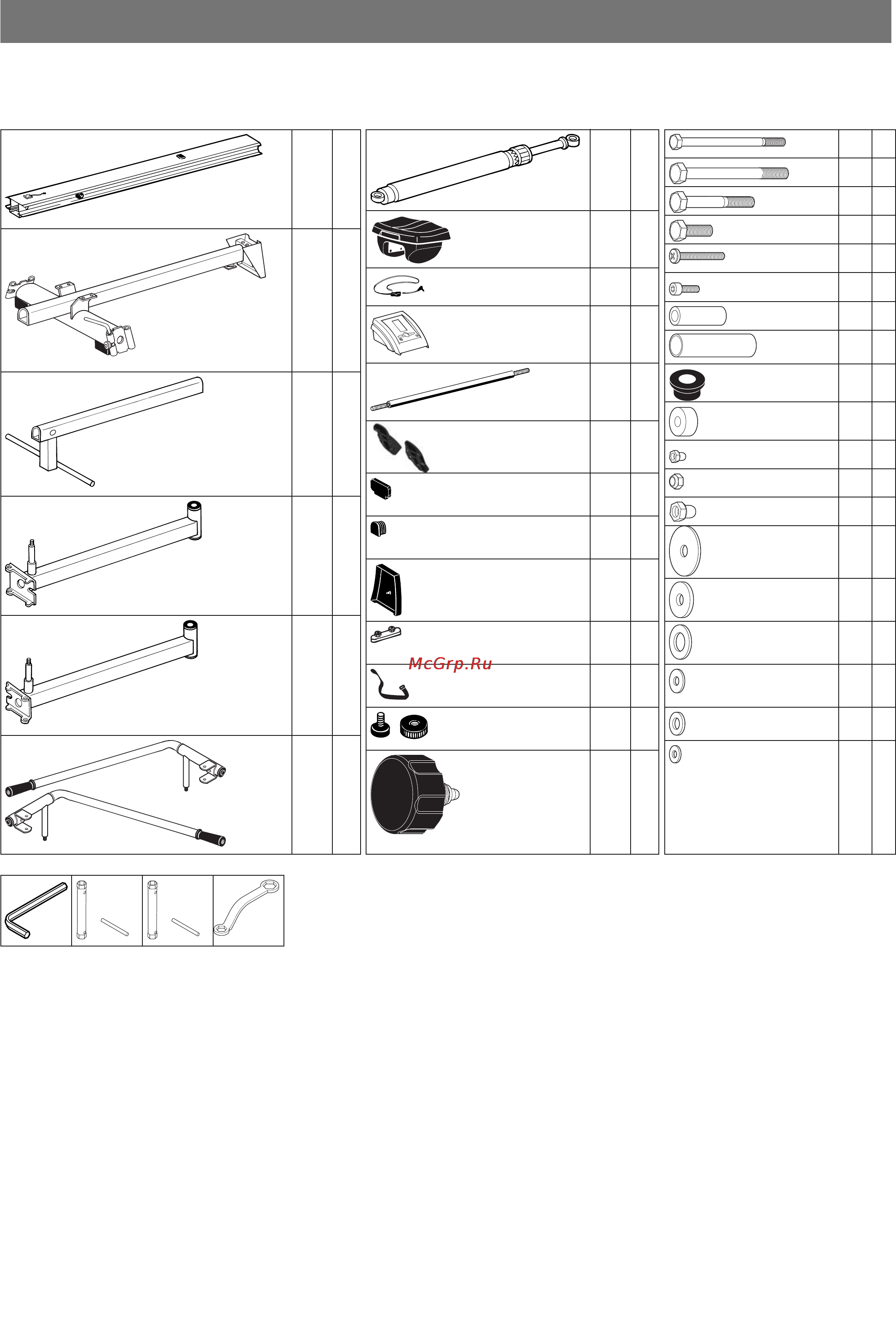 Kettler Kadett [5/18] Checkliste packungsinhalt