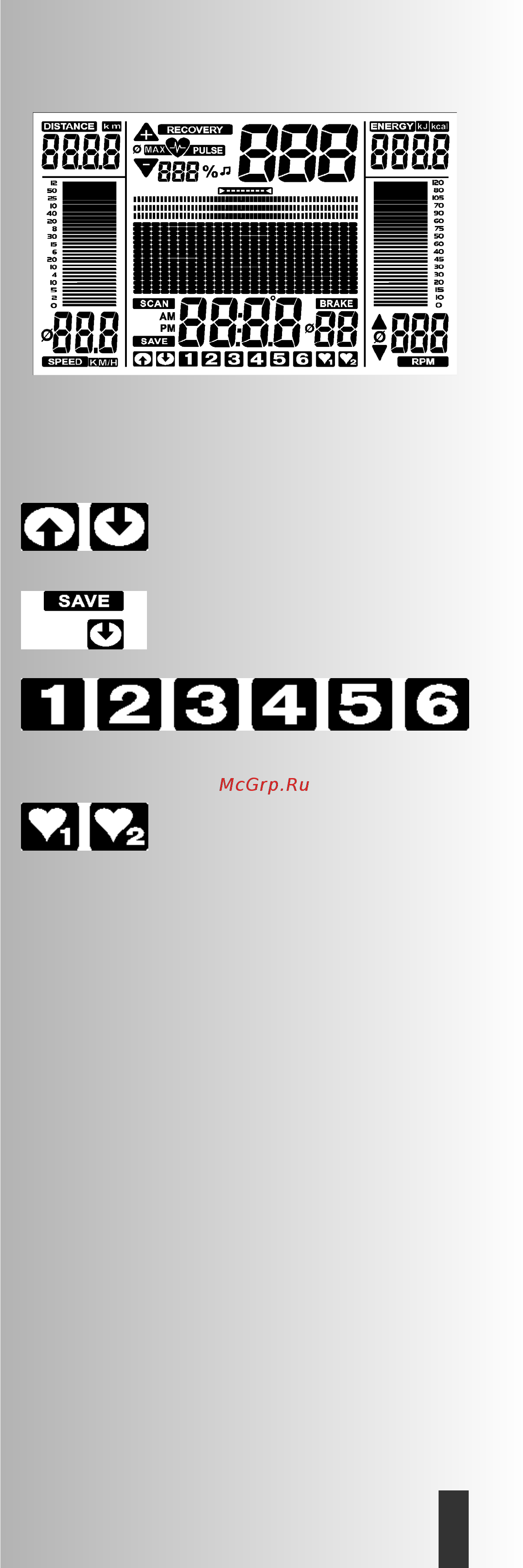 Kettler Unix P [5/17] Программы управляемые пульсом hrc1 hrc2