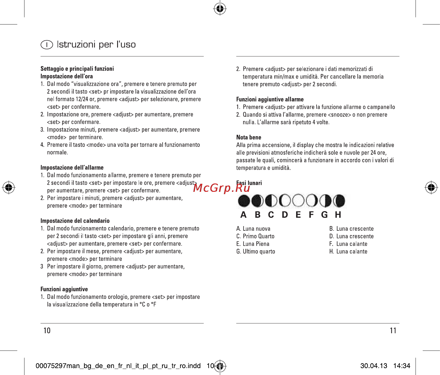 Hama TH-100 (75297) [6/13] T istruzioni per l uso
