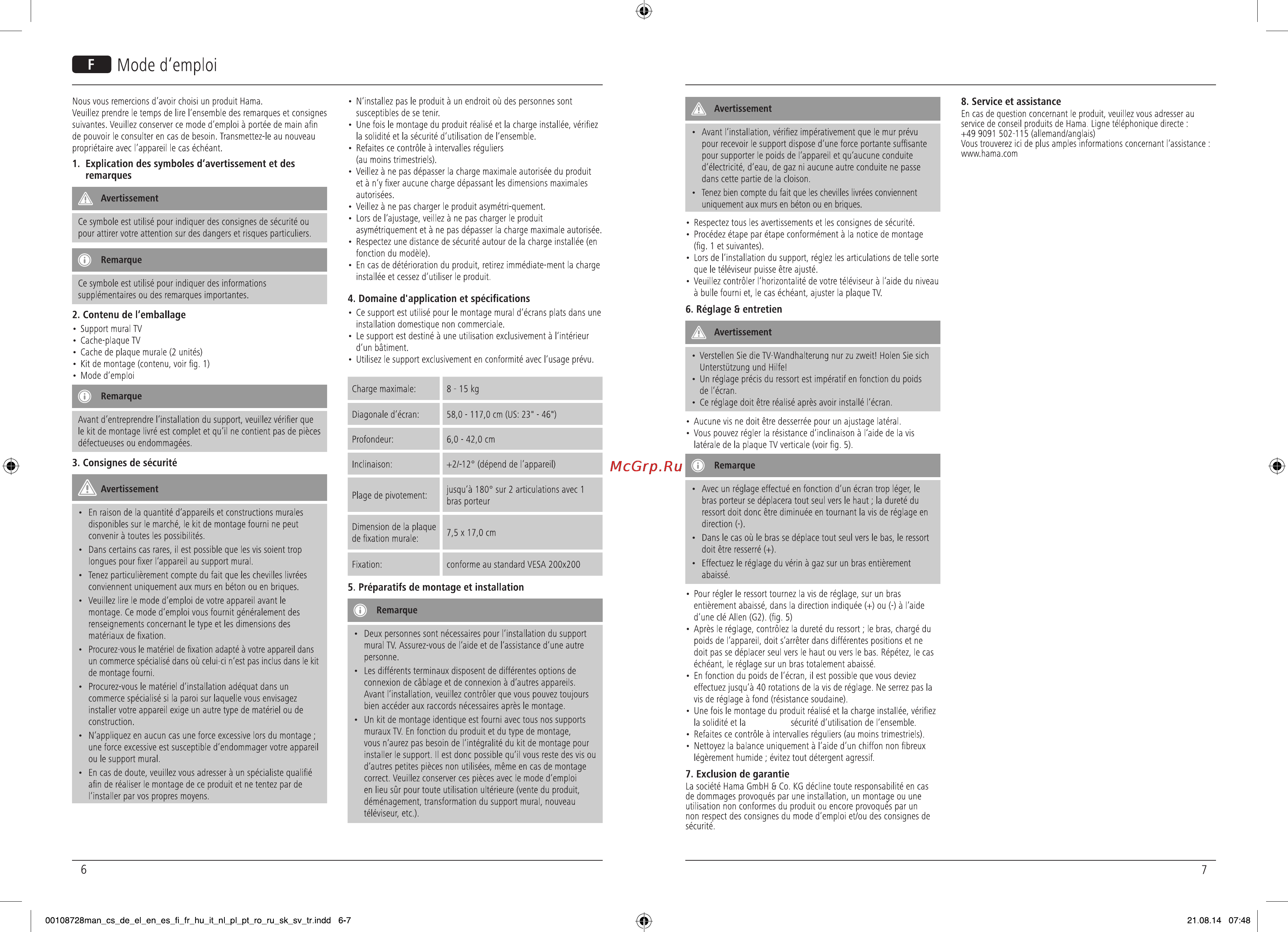 Hama H-108728 [4/18] Mode d emploi