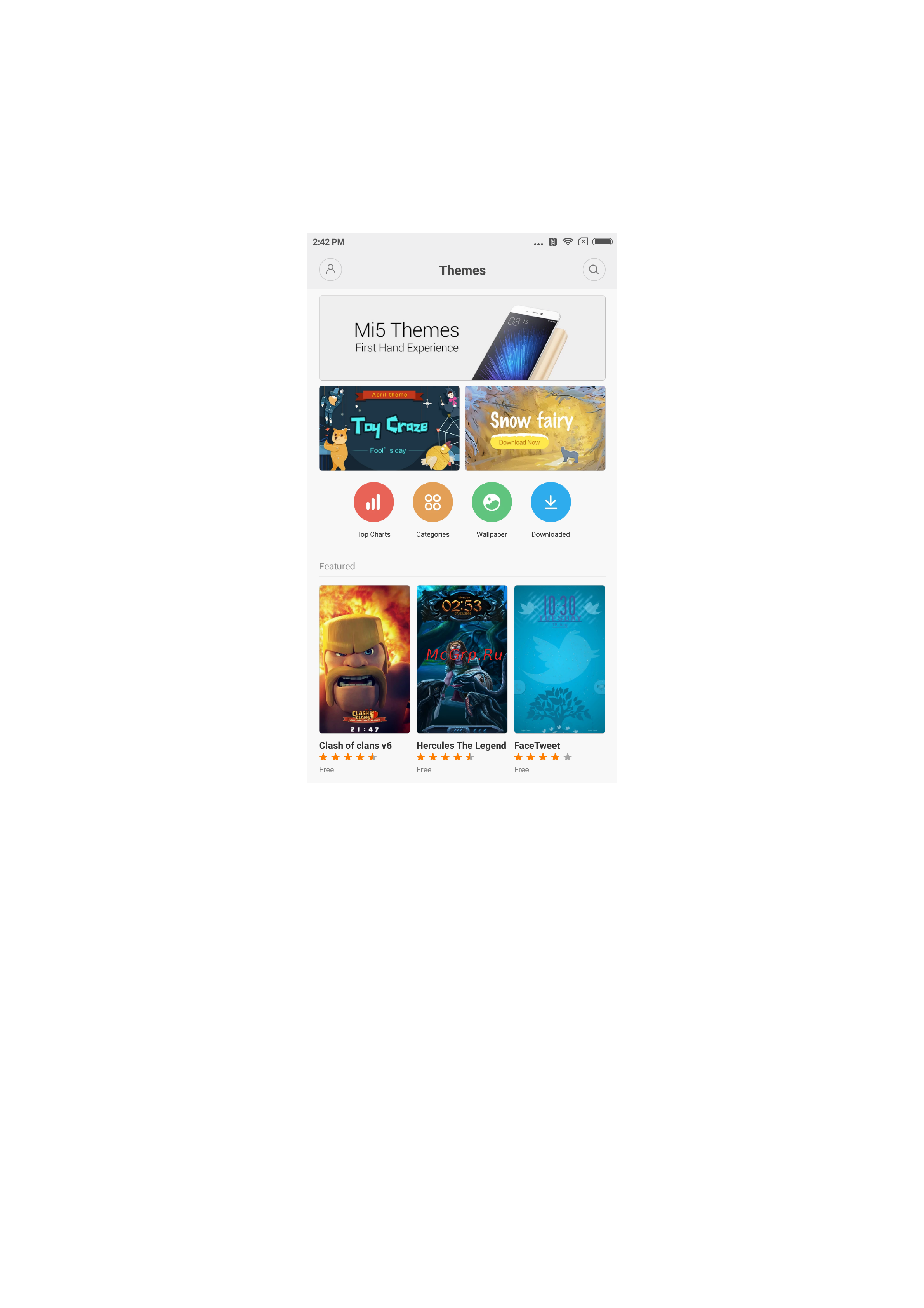 Xiaomi Mi A1 [33/36] Изменение тем