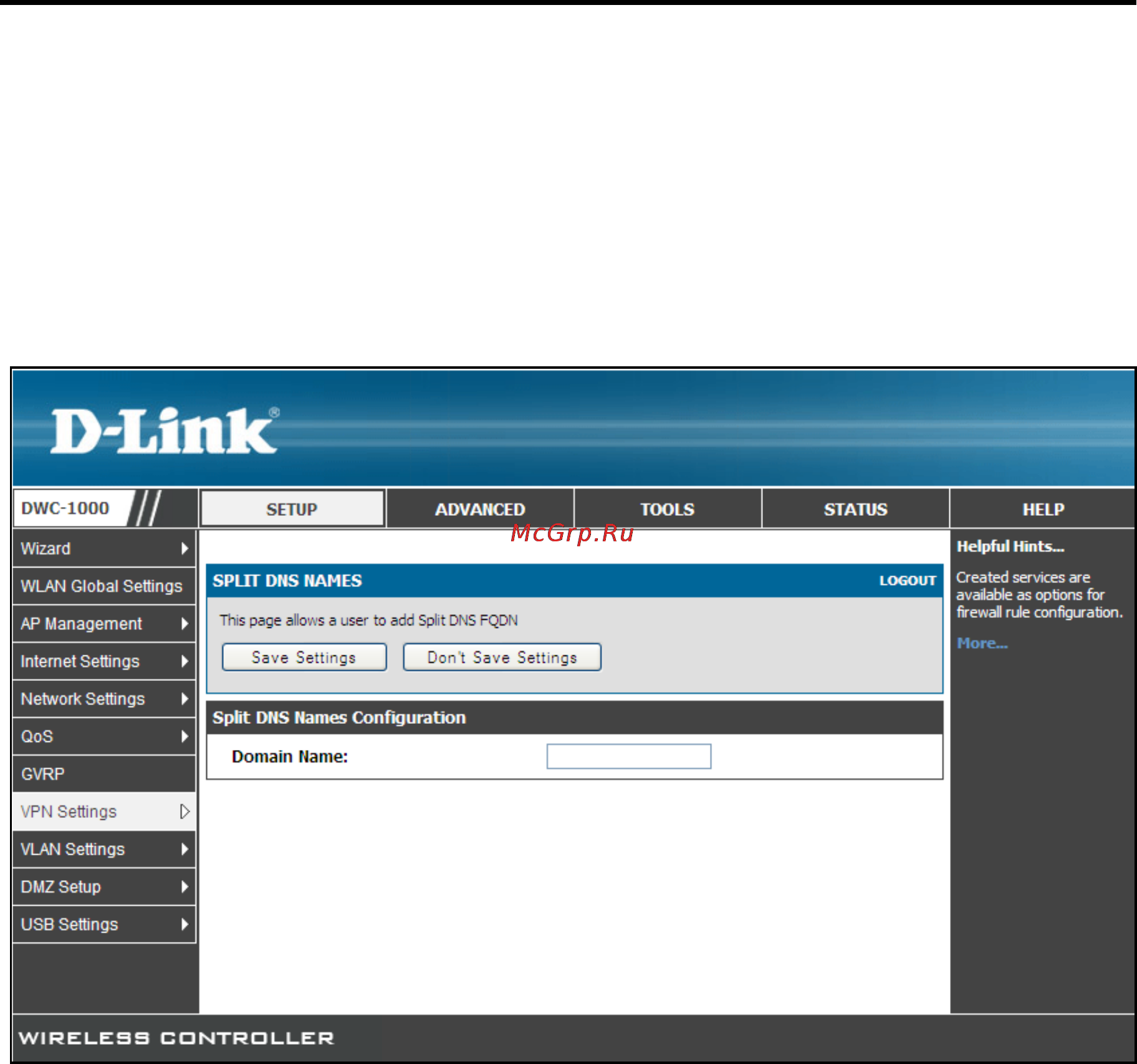 D-Link DWC-1000 Руководство пользователя для ревизии A1 _версии ПО 4.3.0.x _ 4.4.0.x_ онлайн [113/246] 172917