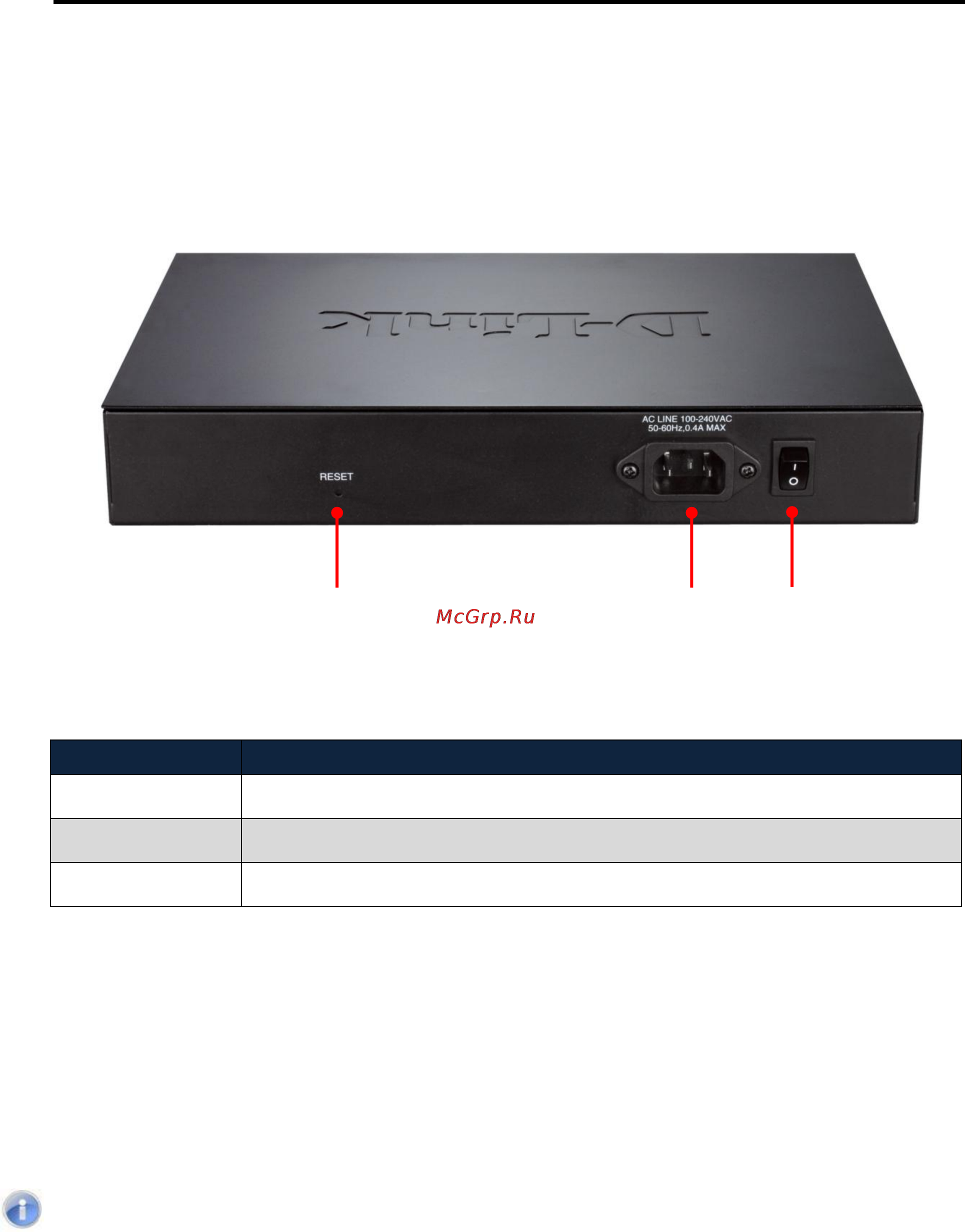 D-Link DWC-1000 [18/246] Rear panel