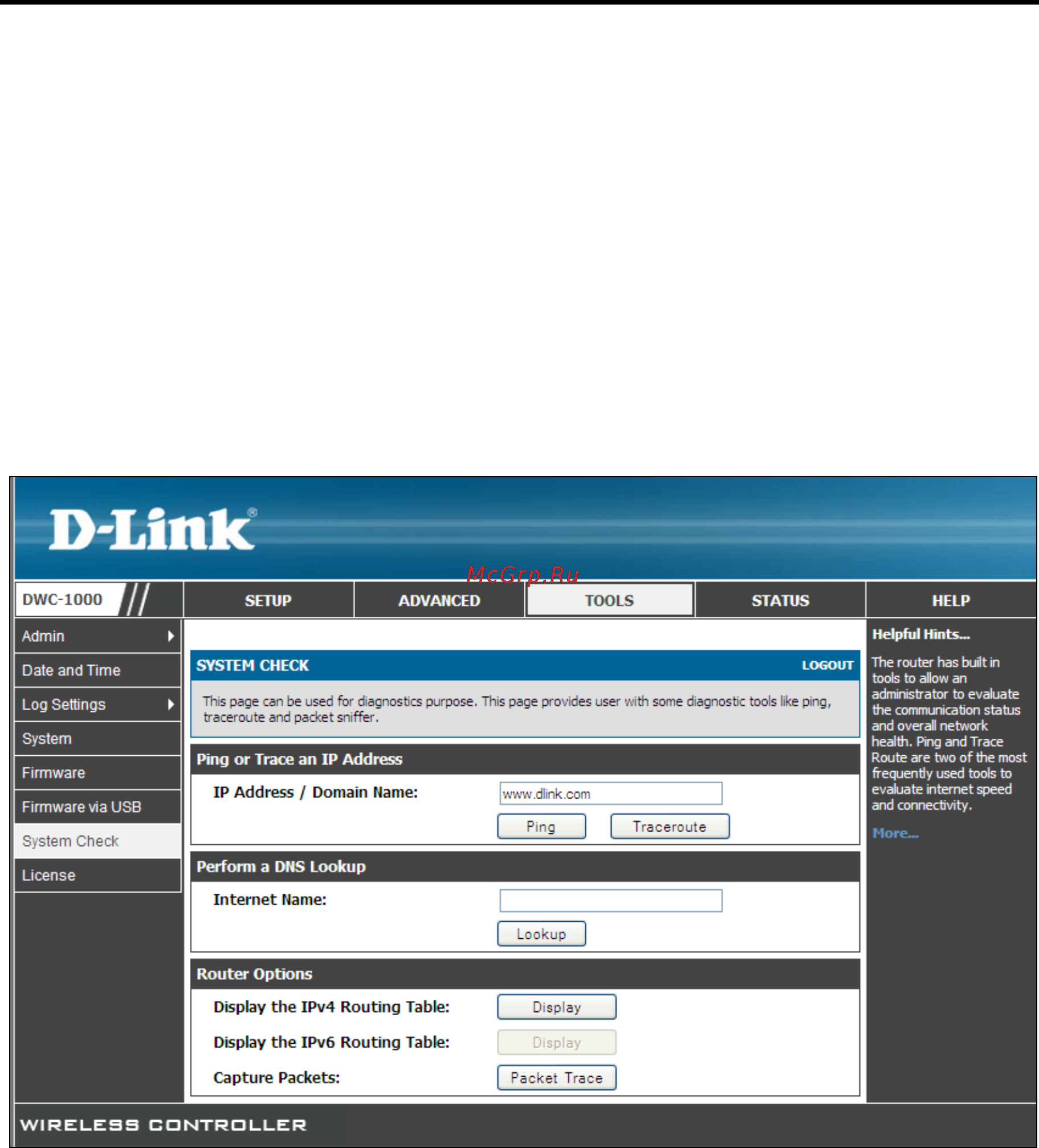 D-Link DWC-1000 [222/246] Capturing log packets