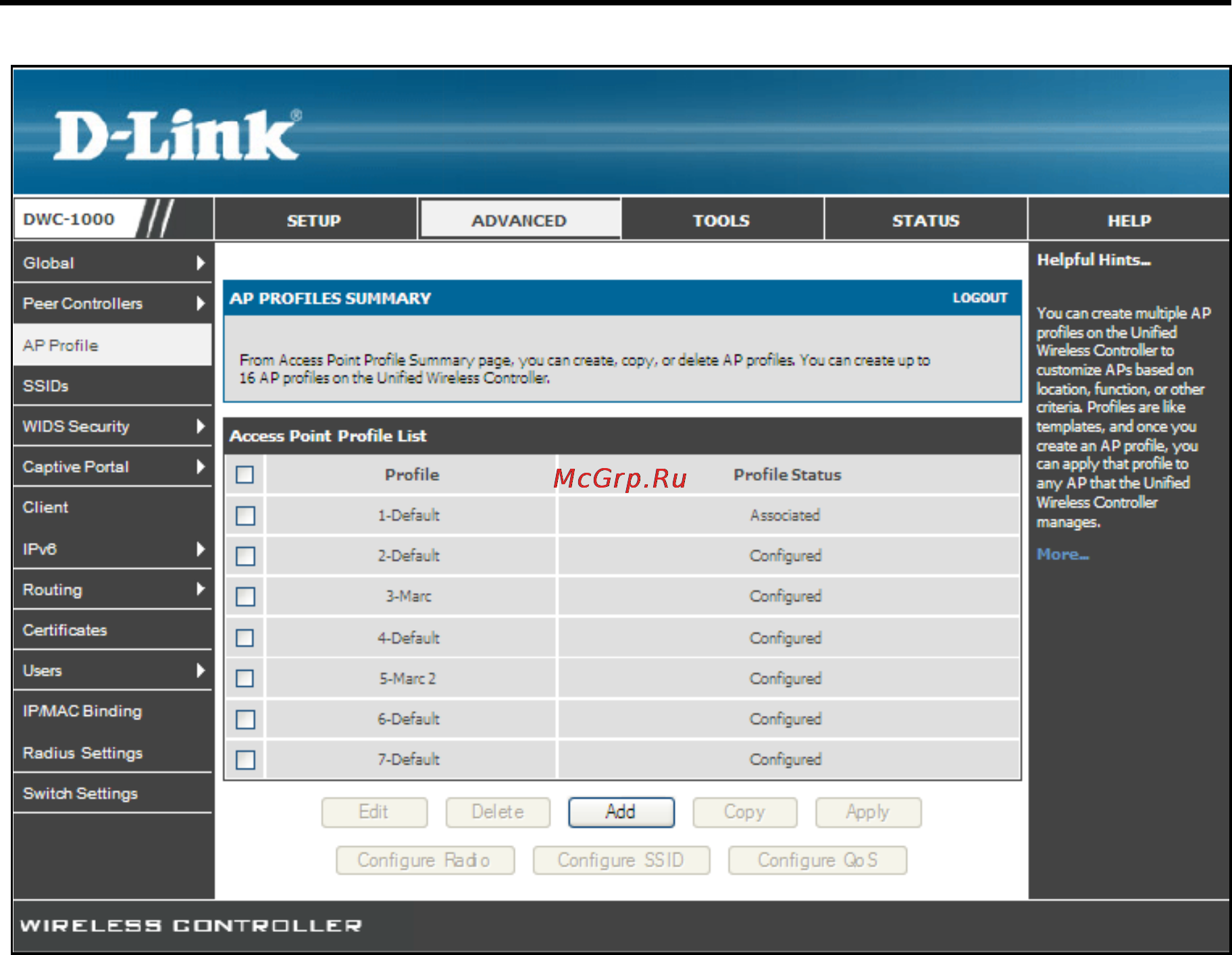 D-Link DWC-1000 Руководство пользователя для ревизии A1 _версии ПО 4.3.0.x _ 4.4.0.x_ онлайн [40/246] 172917