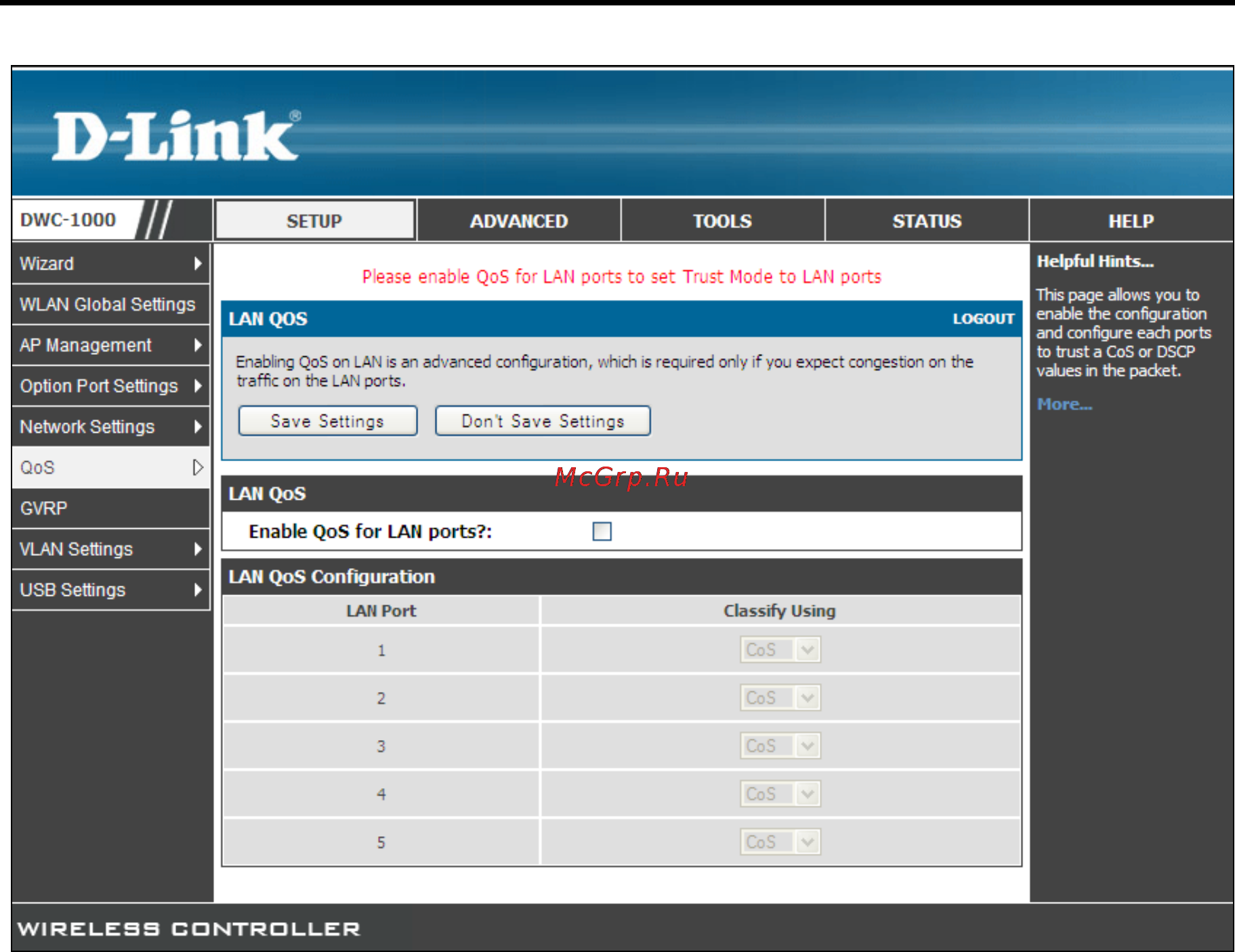 D-Link DWC-1000 Руководство пользователя для ревизии A1 _версии ПО 4.3.0.x _ 4.4.0.x_ онлайн [54/246] 172917