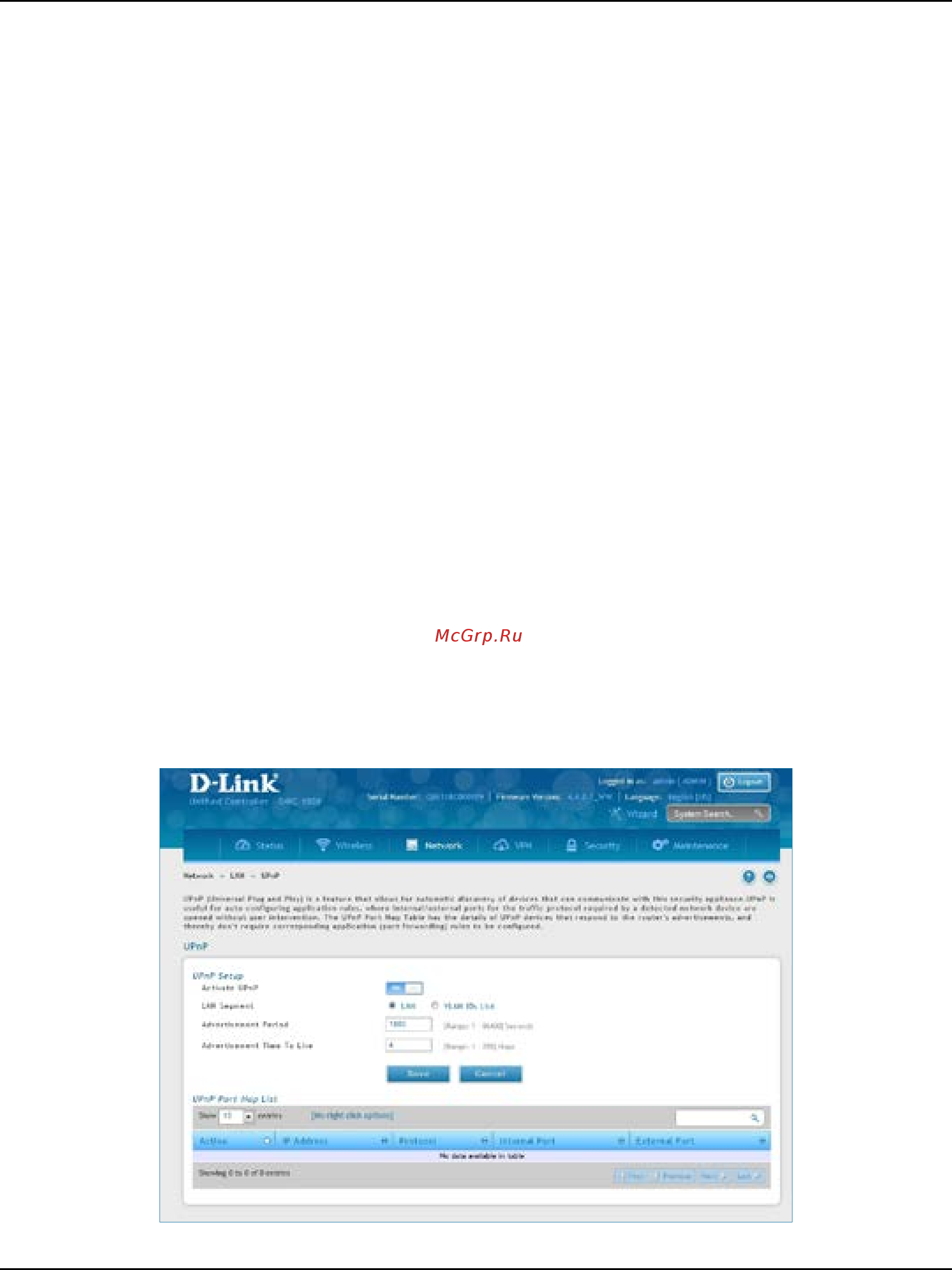 D-Link DWC-1000 [132/368] Upnp setup