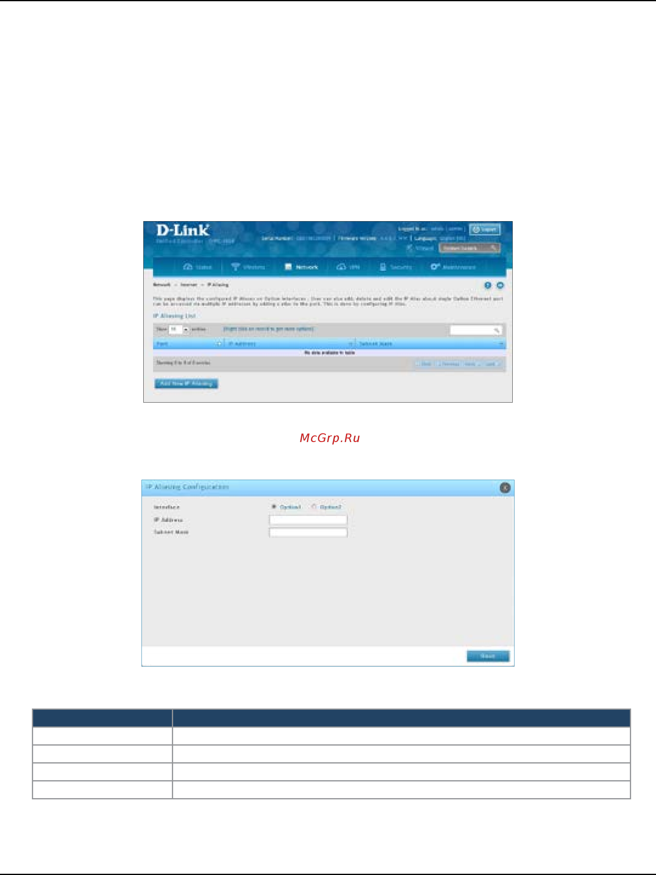 D-Link DWC-1000 [147/368] Ip aliasing