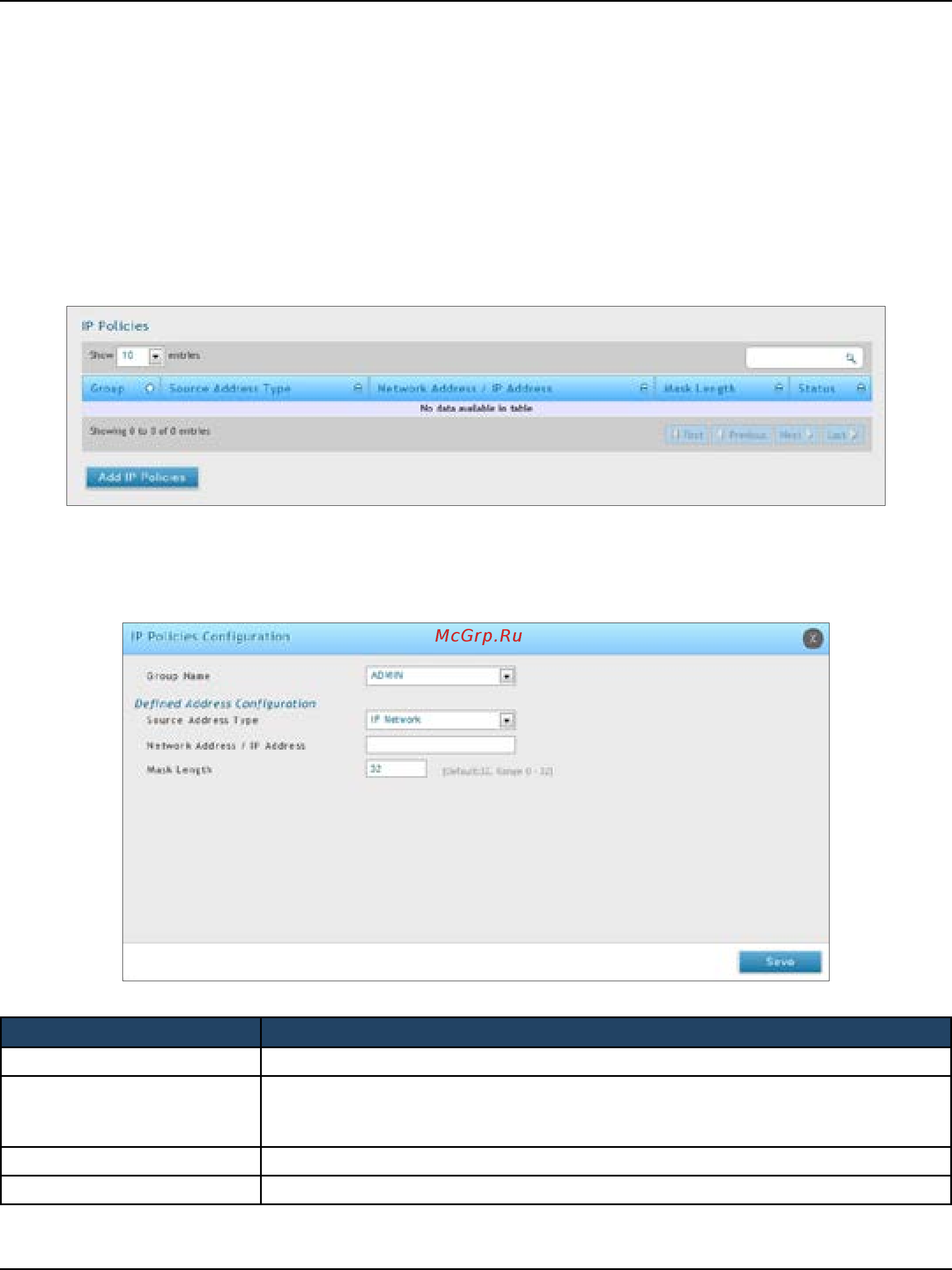D-Link DWC-1000 [200/368] Configuring ip policies