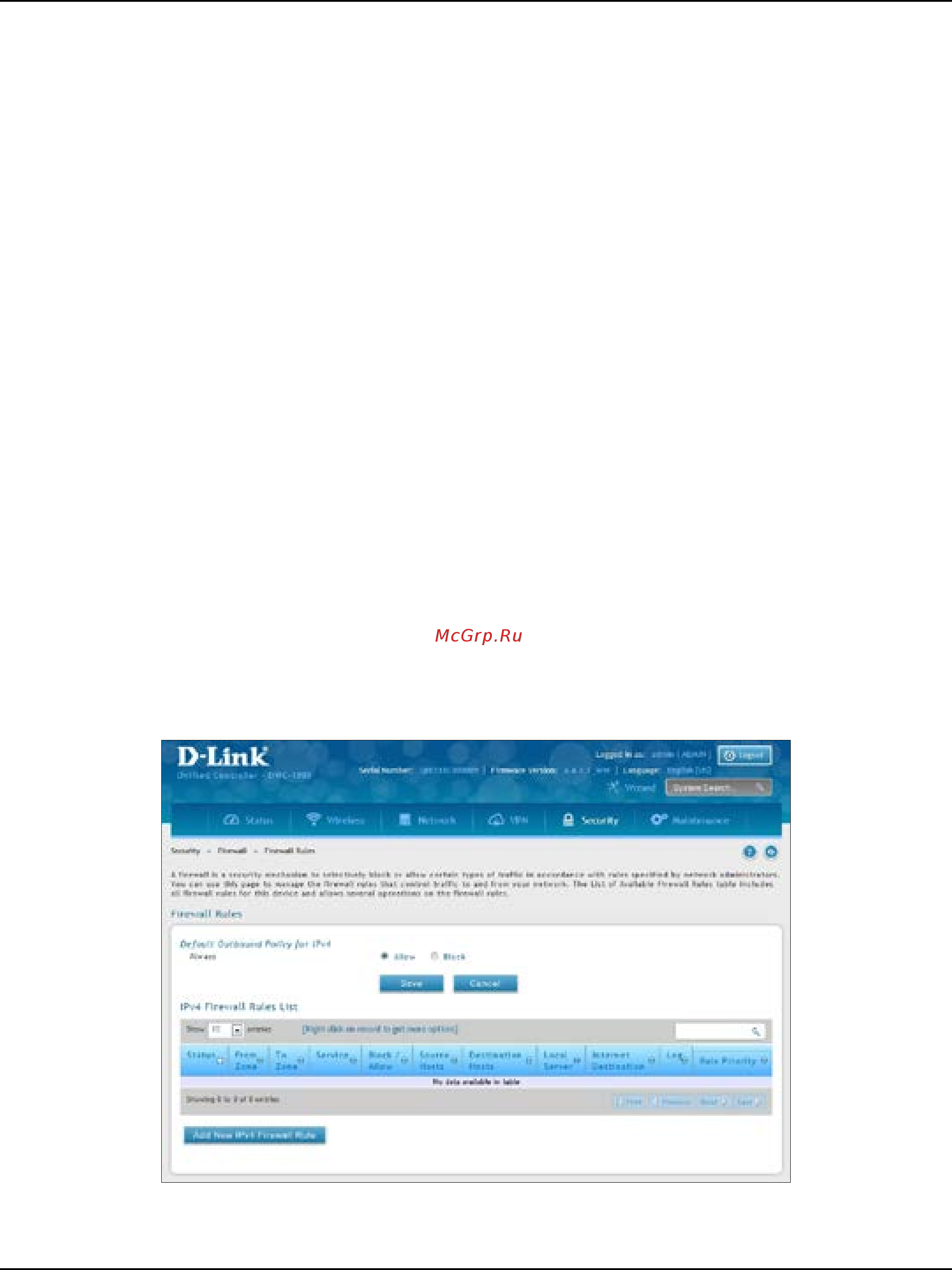 D-Link DWC-1000 [230/368] Firewall