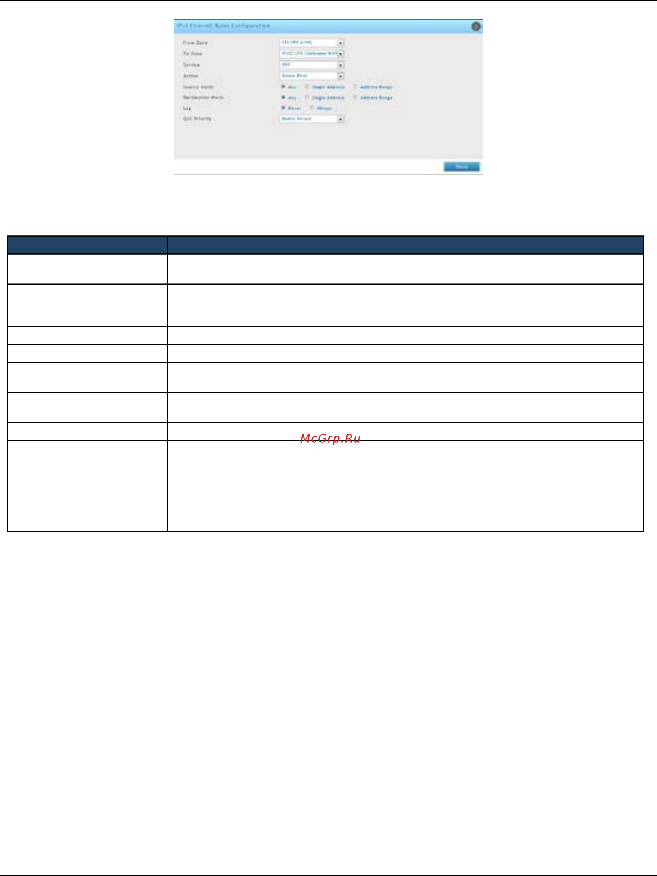 D-Link DWC-1000 [231/368] Complete the fields from the table below and click save