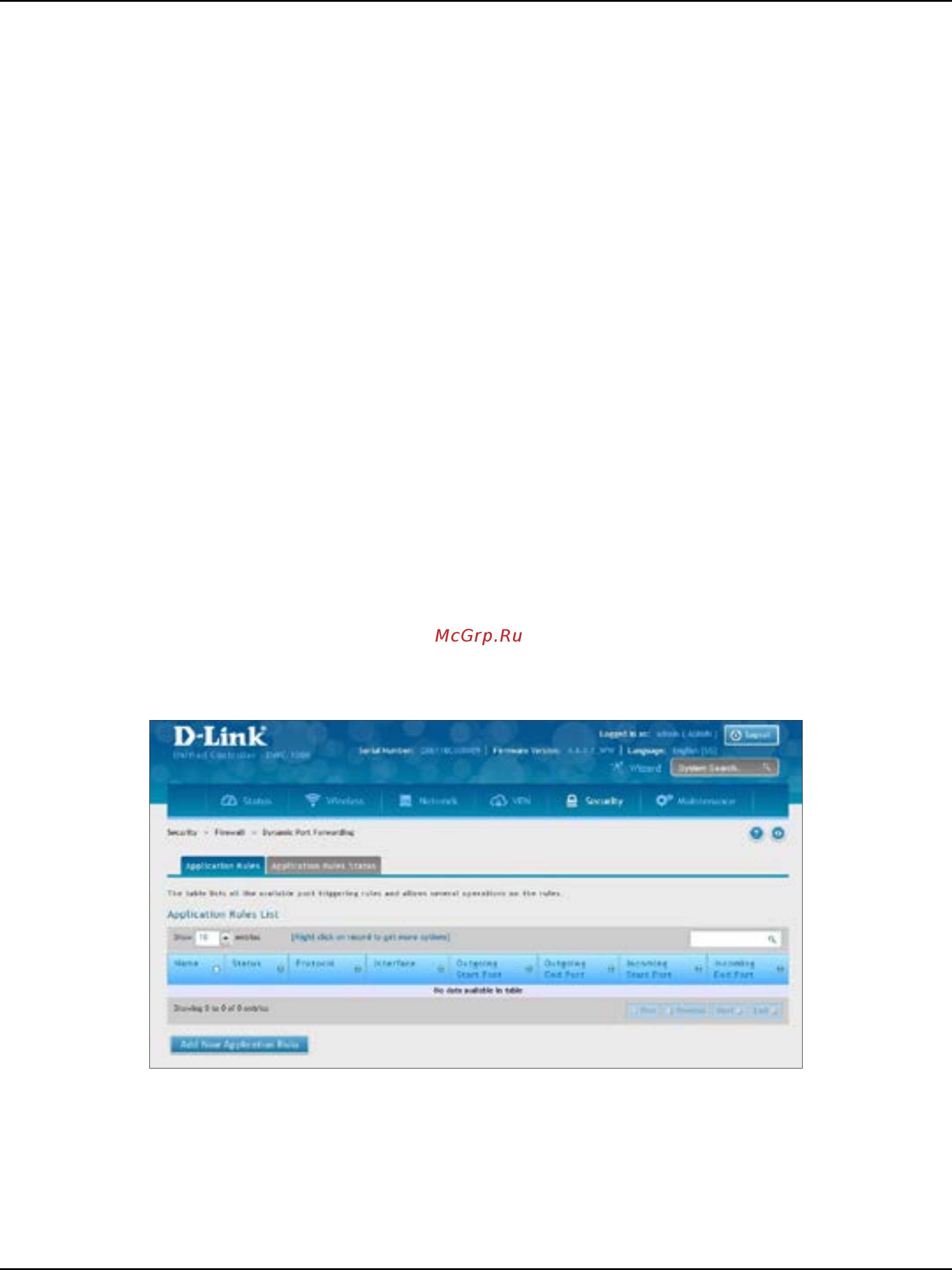 D-Link DWC-1000 [240/368] Dynamic port forwarding