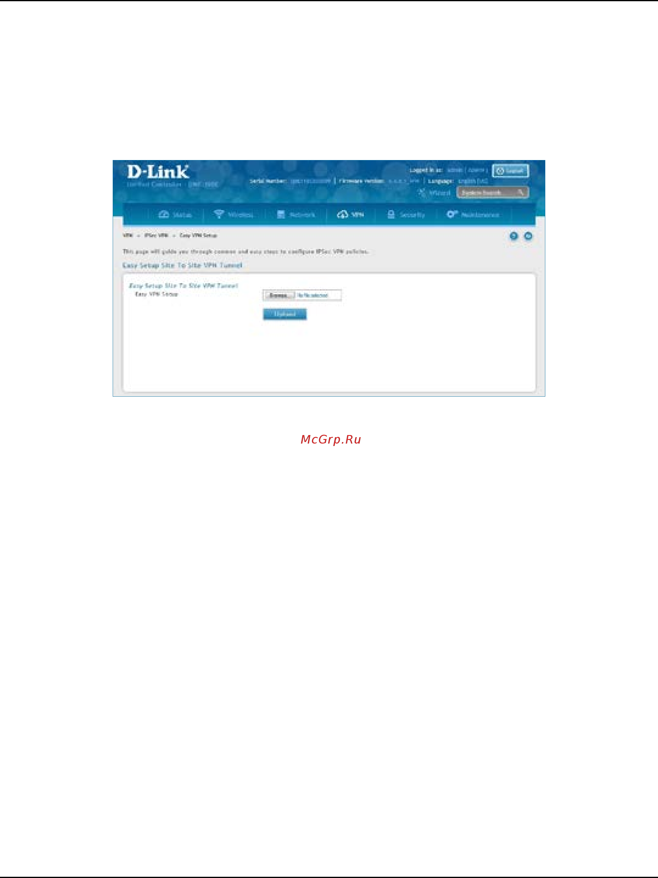 D-Link DWC-1000 [254/368] Easy vpn setup
