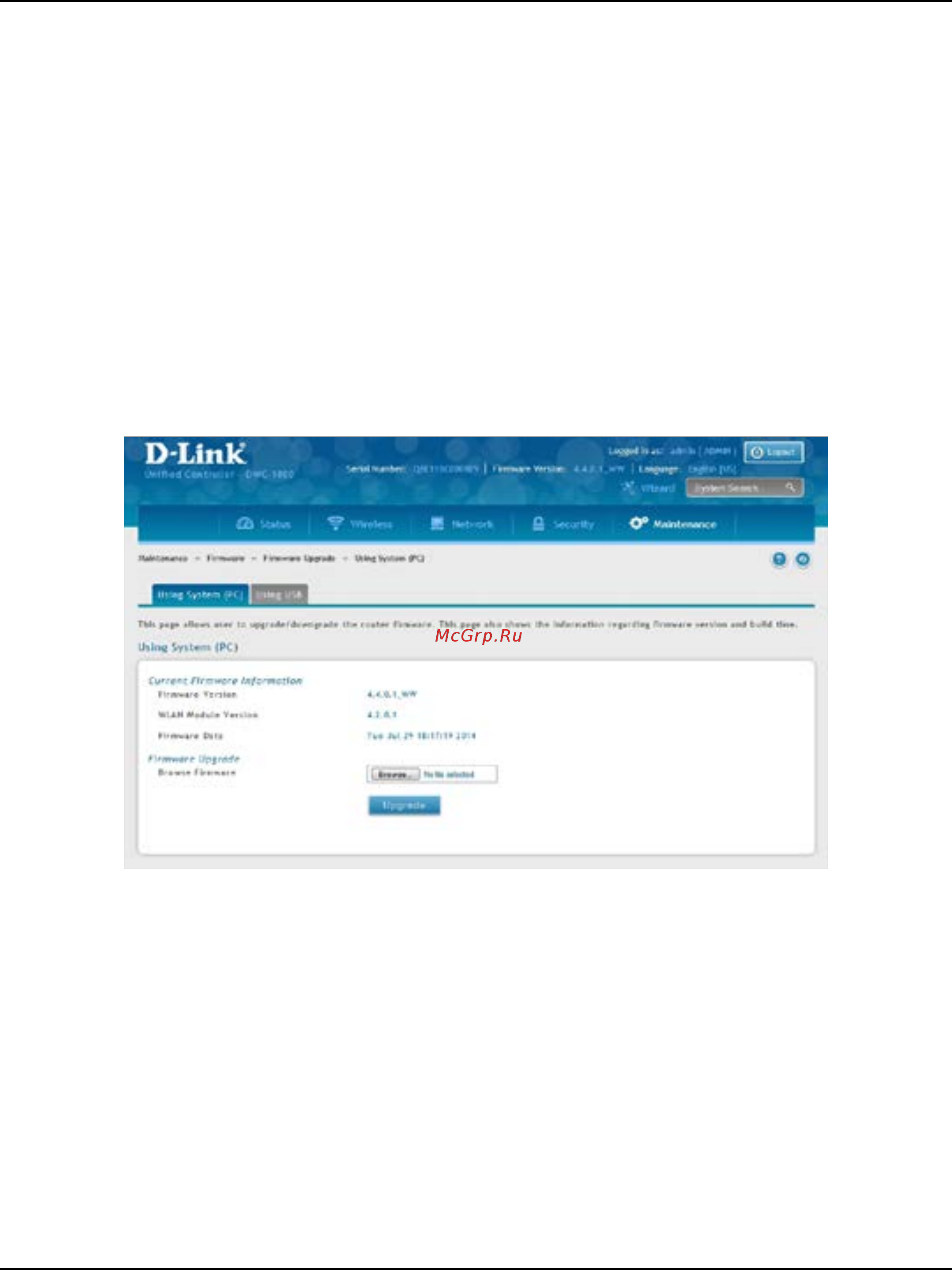 D-Link DWC-1000 [336/368] Upgrading firmware