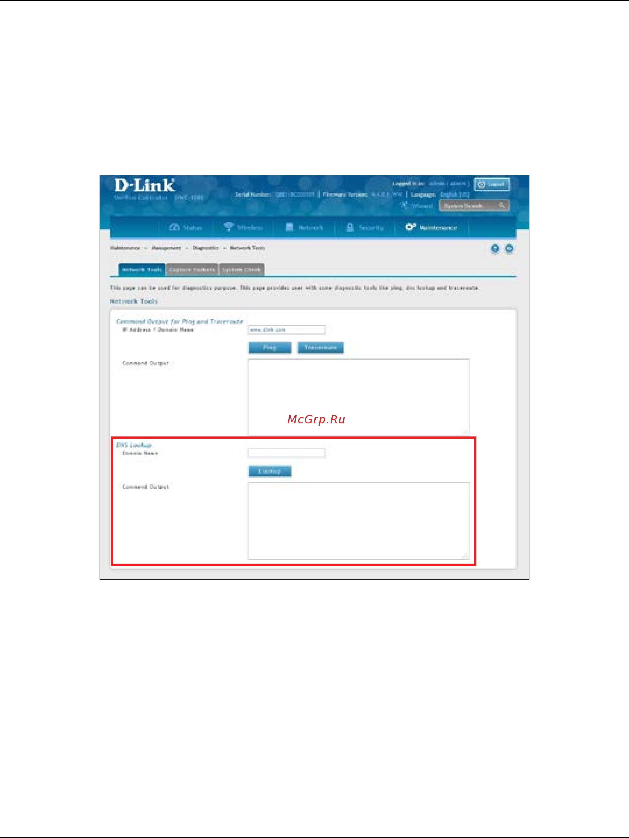 D-Link DWC-1000 [345/368] Performing dns lookups