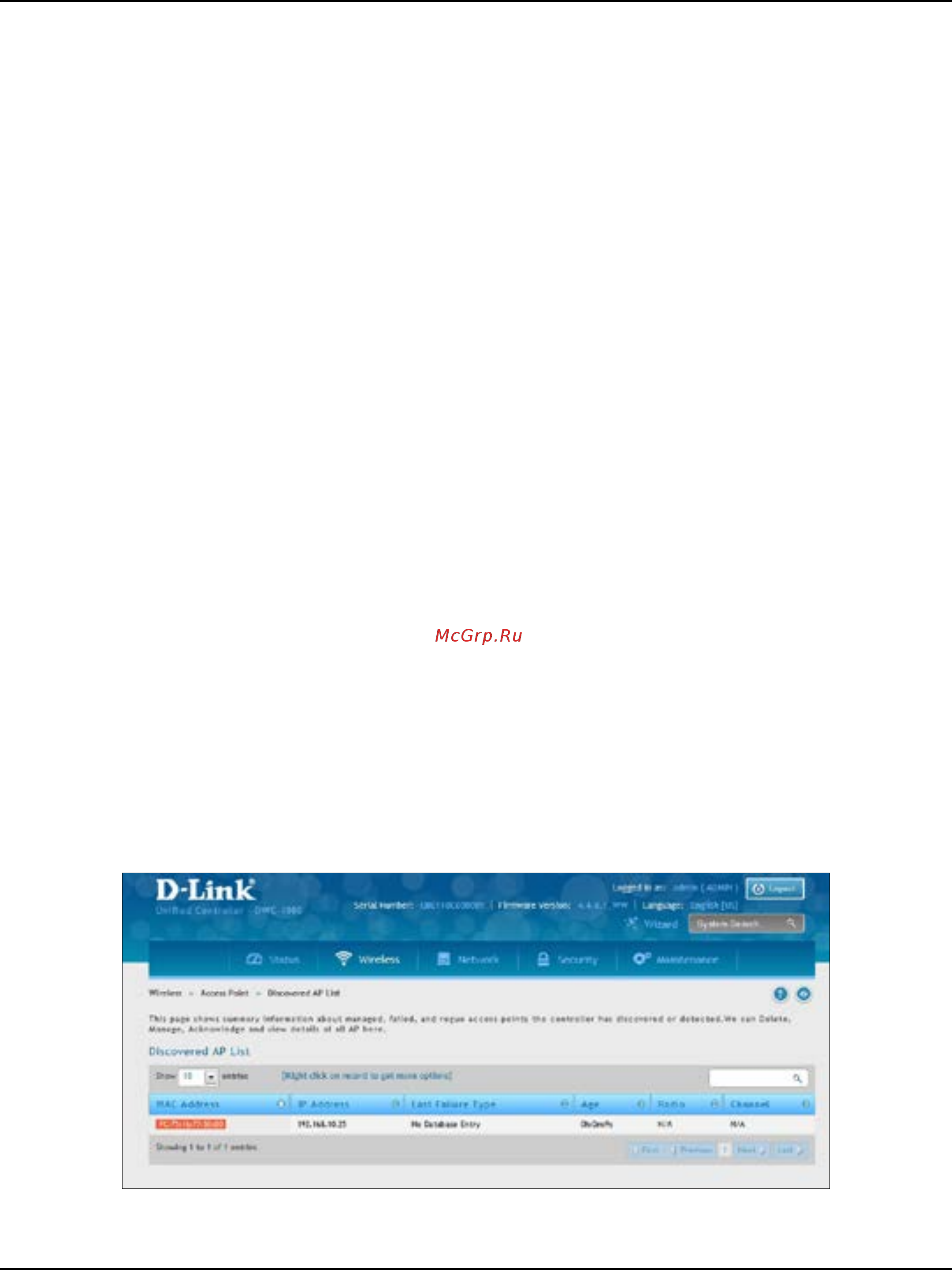 D-Link DWC-1000 [78/368] Ap discovery methods