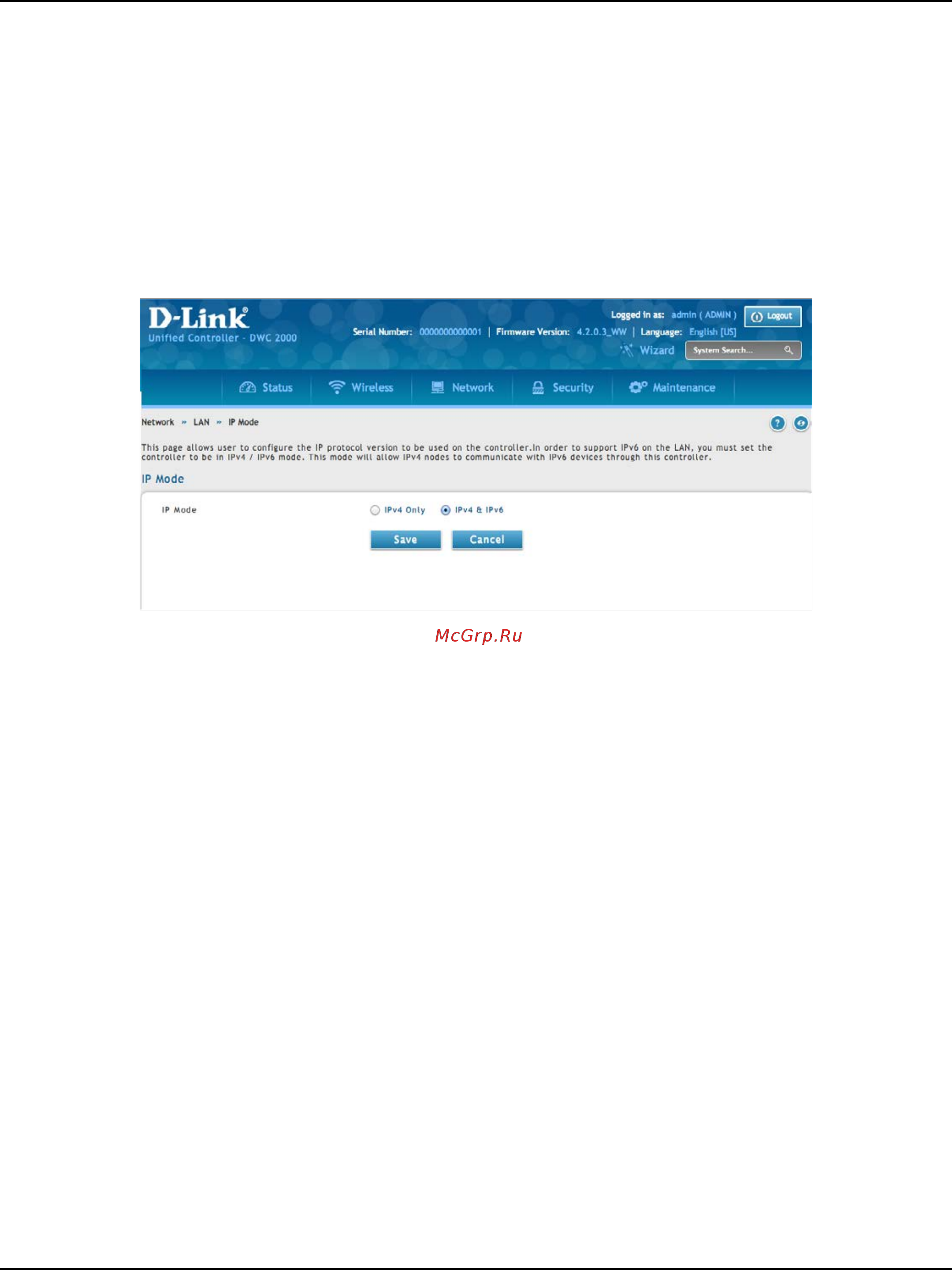D-Link DWC-2000 [115/282] Ip mode