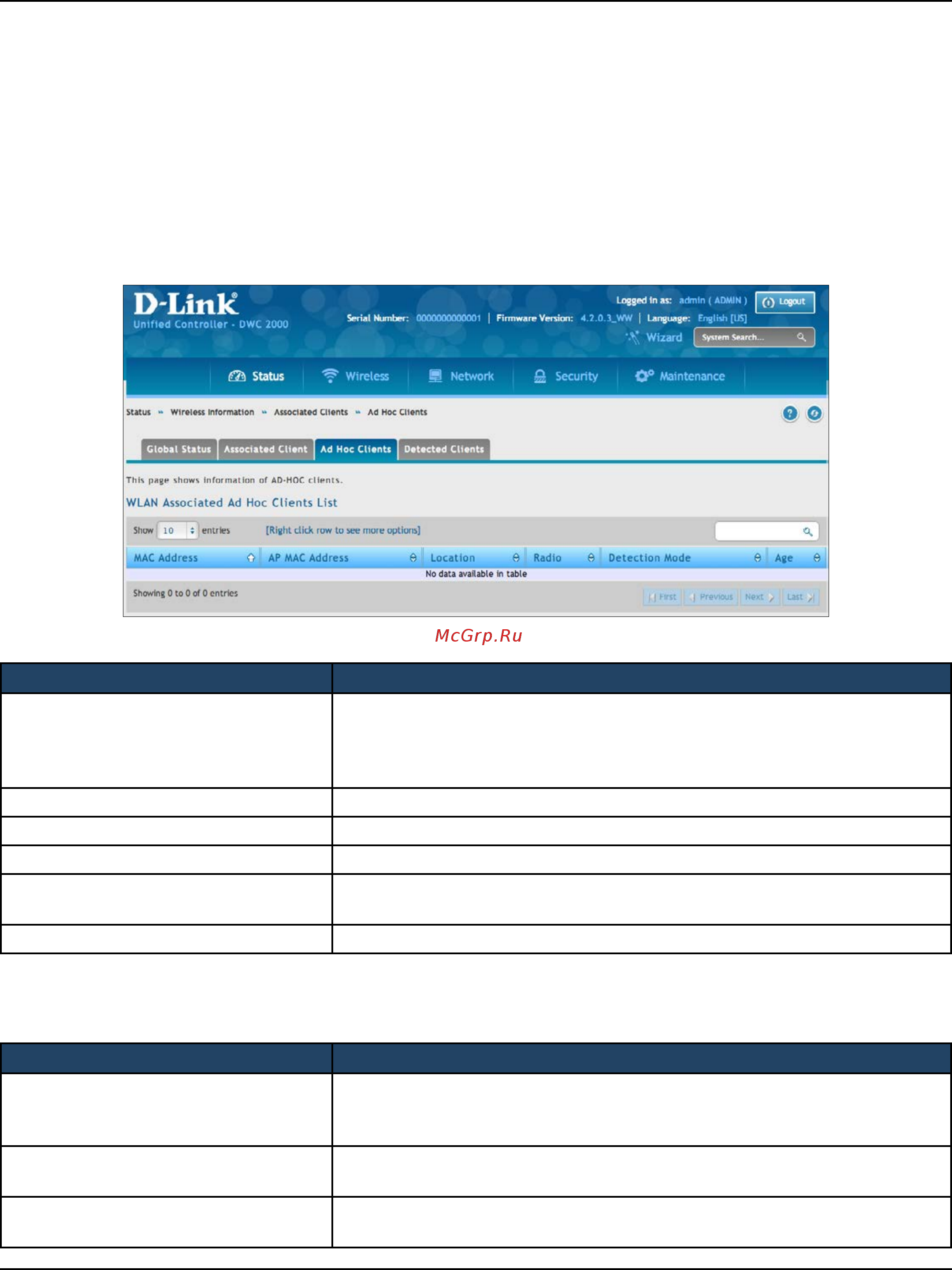 D-Link DWC-2000 [228/282] Ad hoc clients