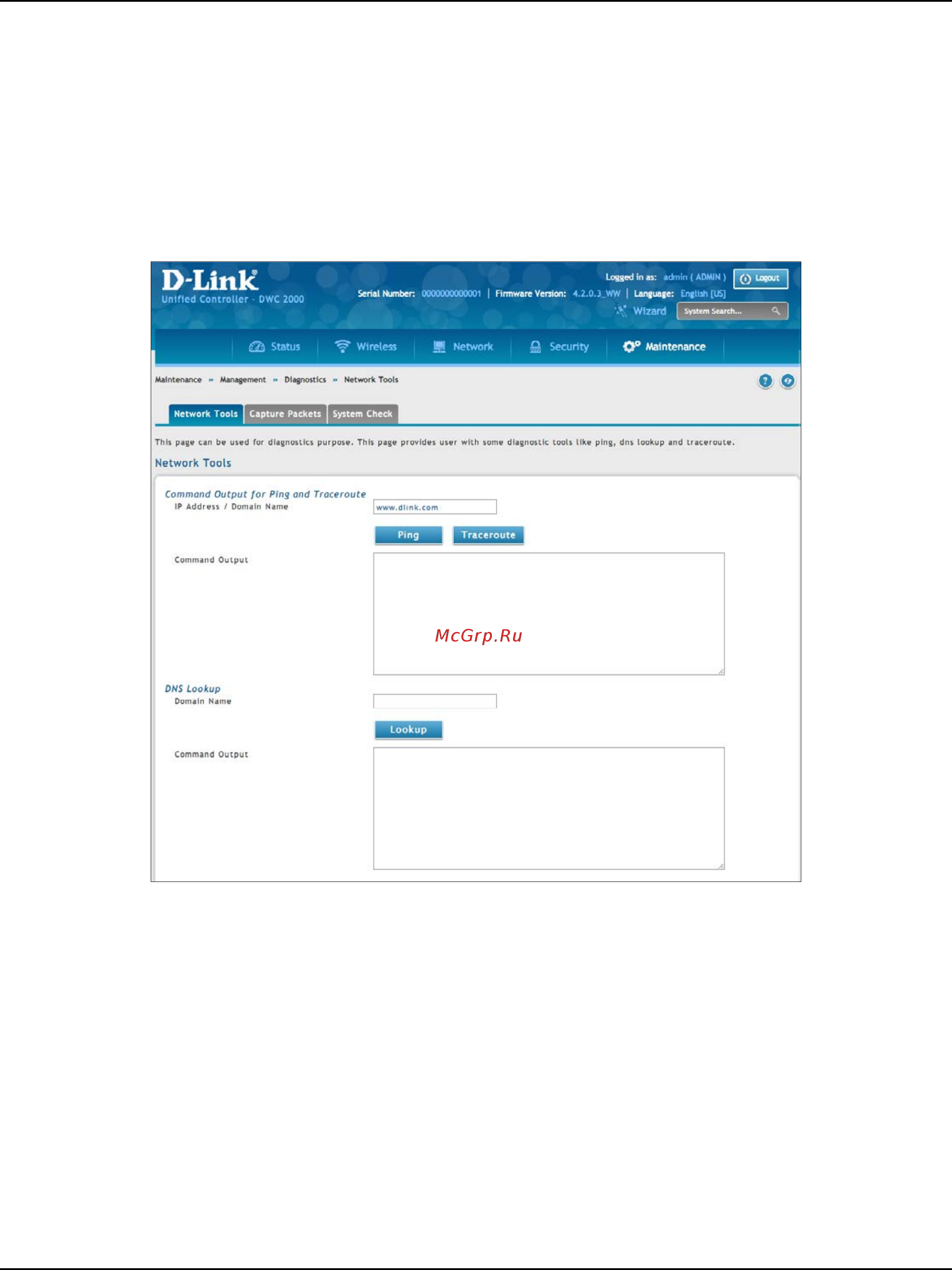 D-Link DWC-2000 [262/282] Performing dns lookups