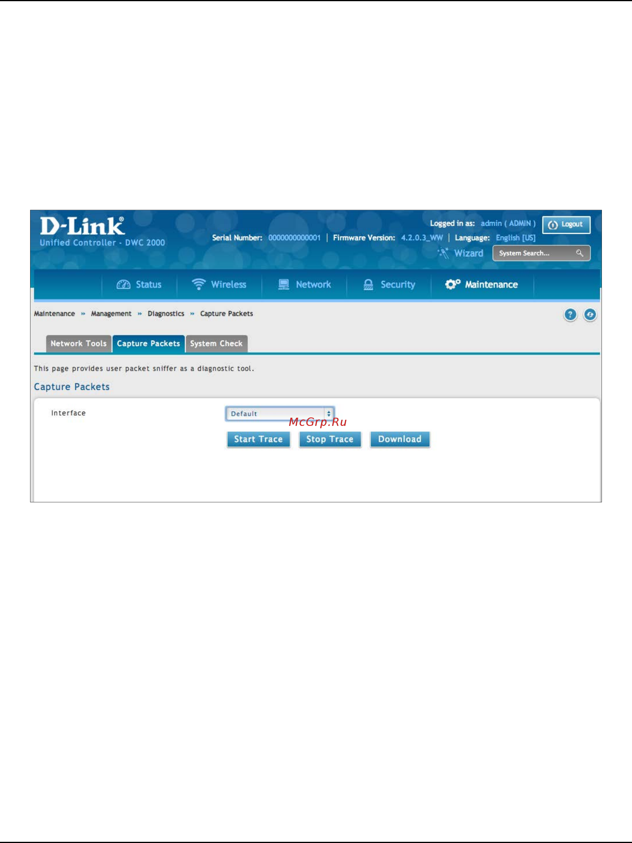 D-Link DWC-2000 [263/282] Capturing log packets