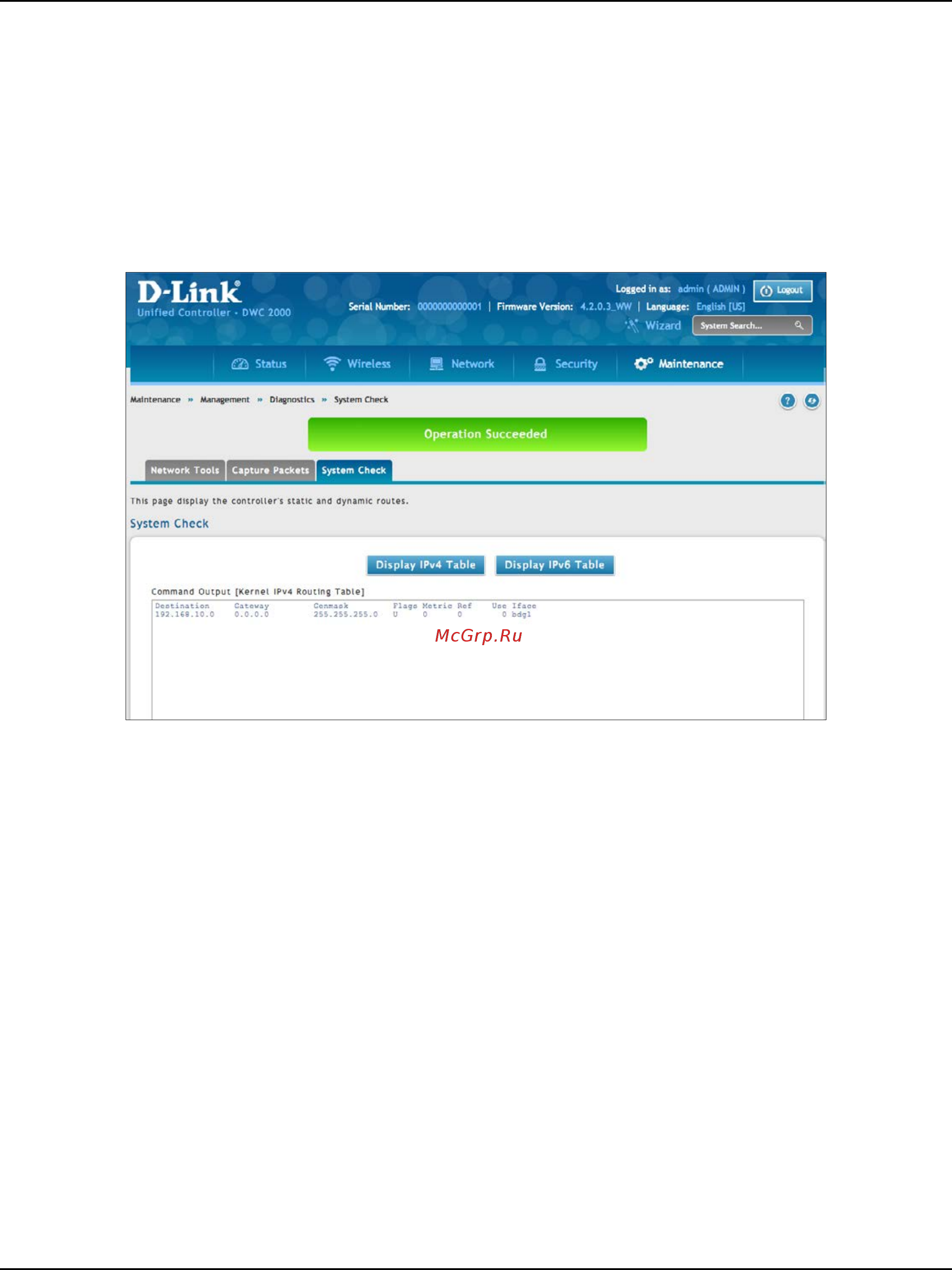 D-Link DWC-2000 [264/282] Conducting a system check