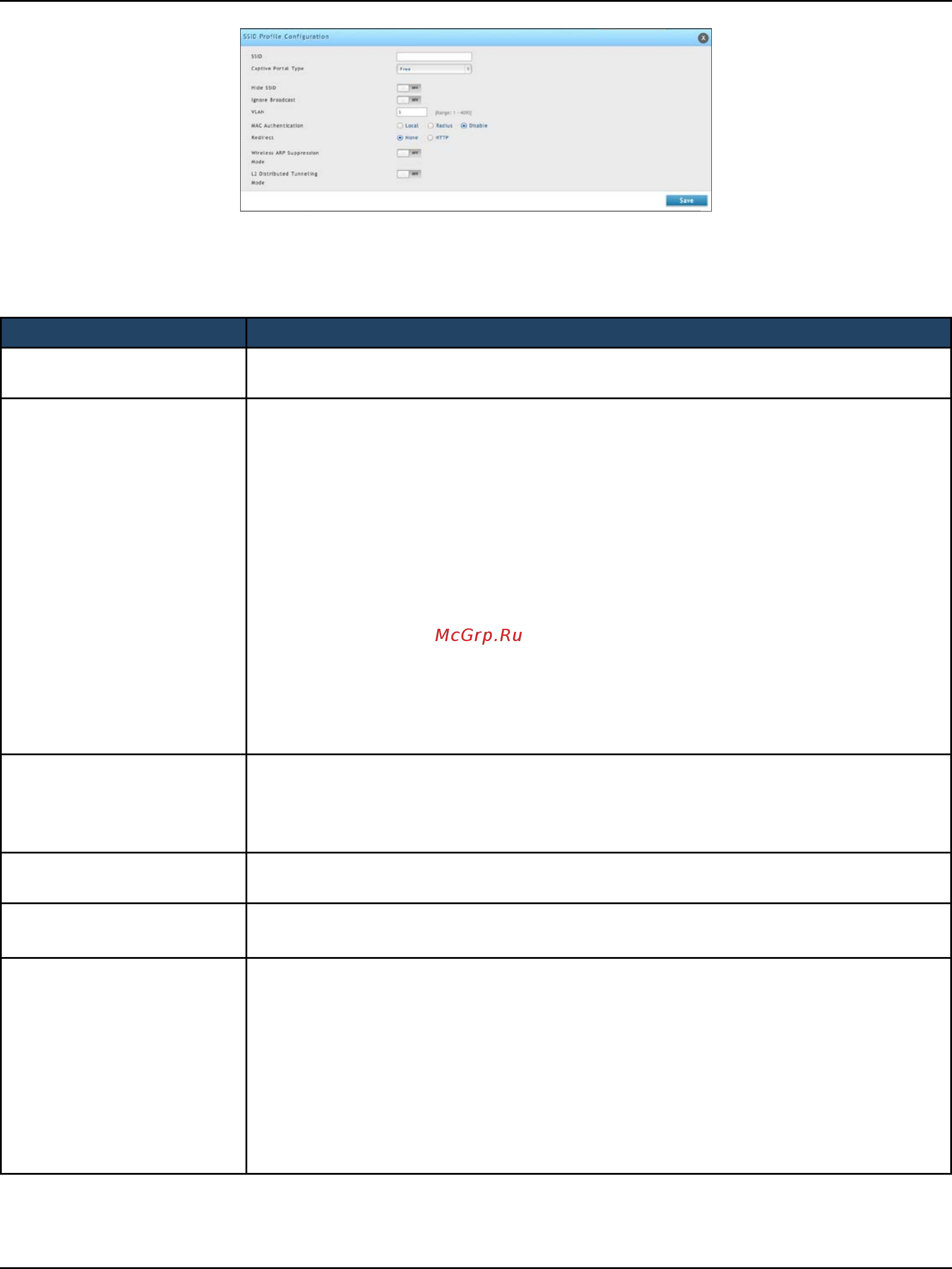 D-Link DWC-2000 [99/282] Complete the fields in the table below and click save