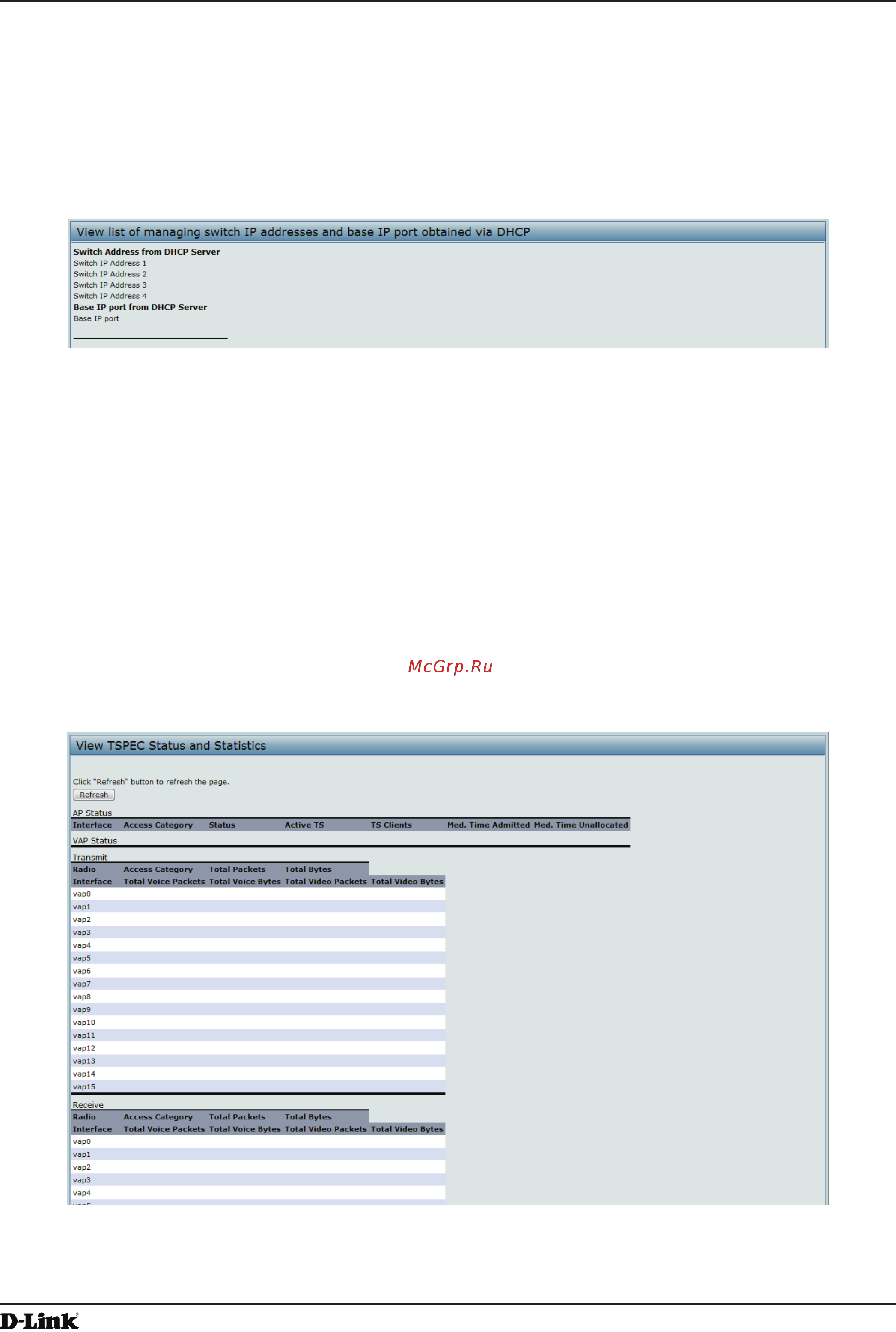 D-Link DWL-3600AP [31/128] Viewing managed ap dhcp information