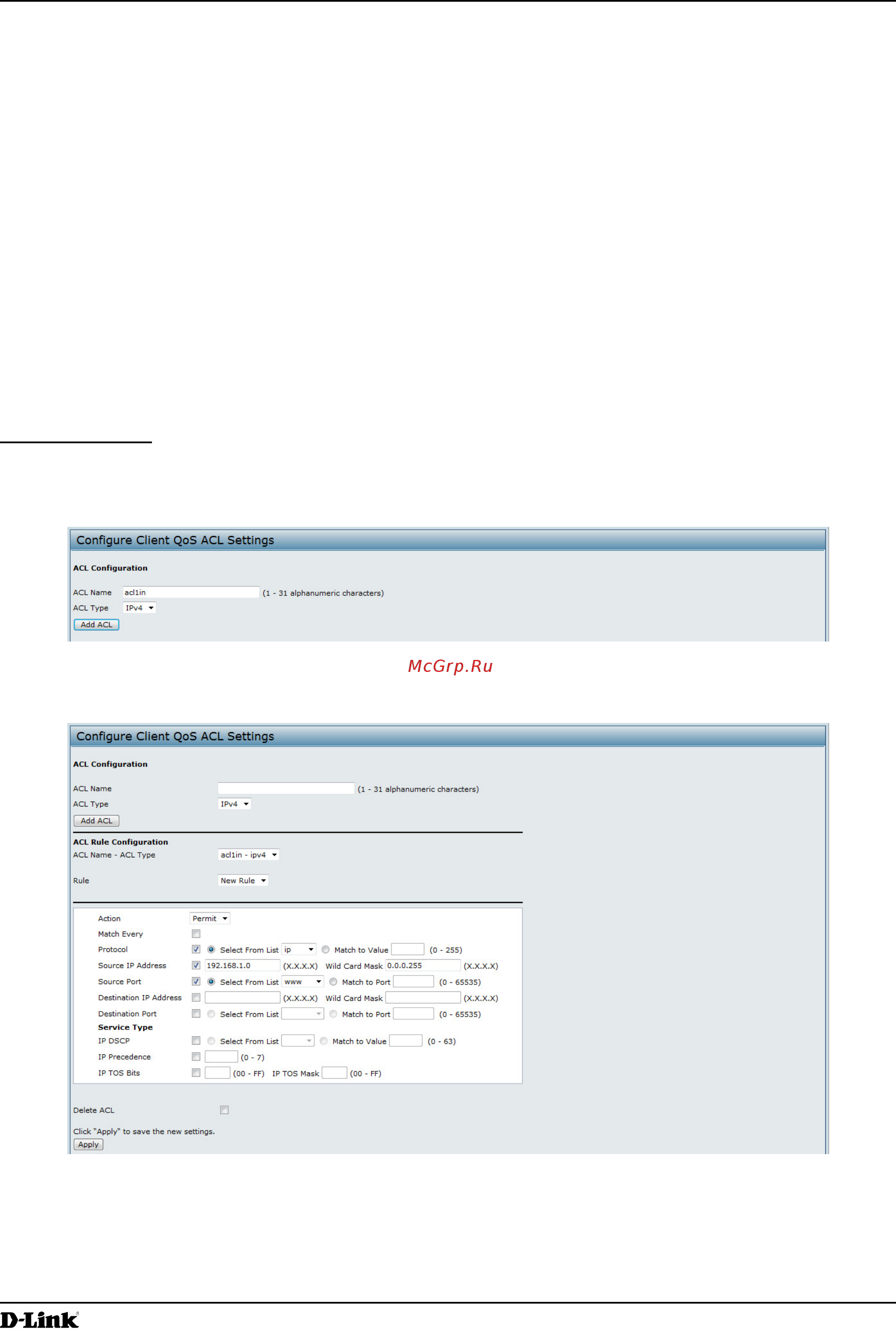 D-Link DWL-2600AP [121/128] Configuring client qos