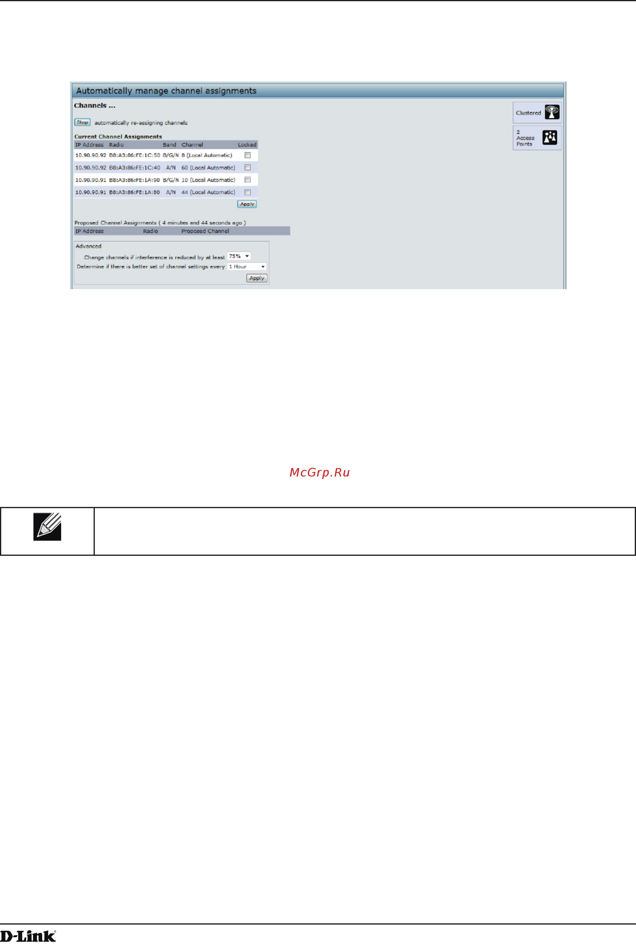 D-Link DWL-6610AP [120/132] Clustering aps by using the cli