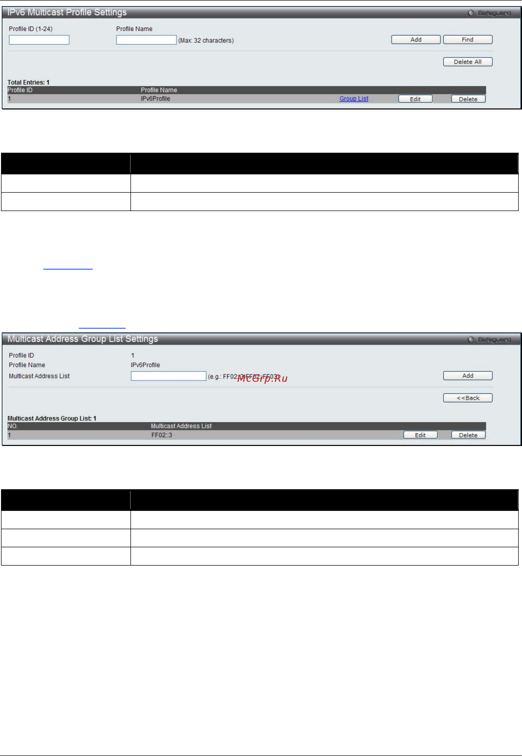 D-Link DWS-3160-24TC [116/505] Ipv6 limited multicast range settings
